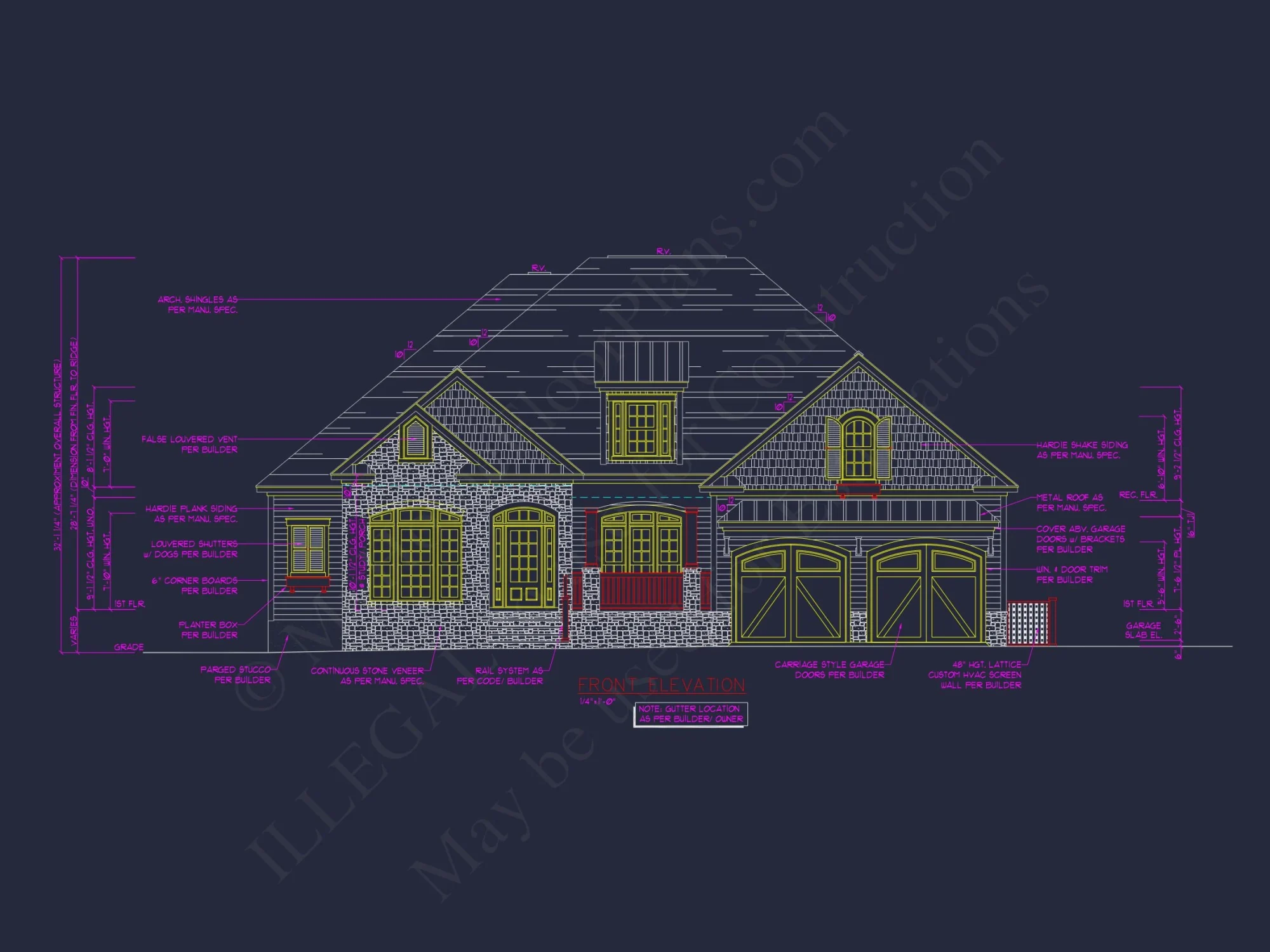 Charming Craftsman house Plan with 1.5 Floors and CAD Blueprints