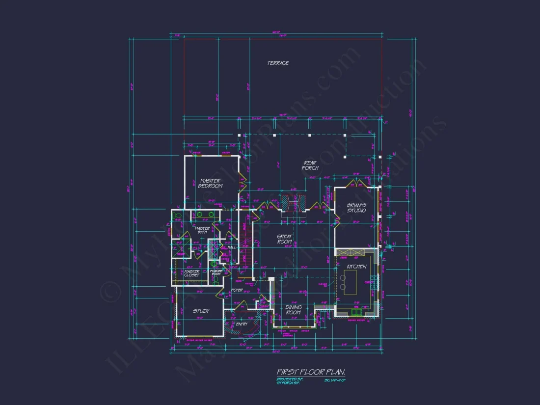 Charming 2-Story house Plan with Open Floor CAD Designs