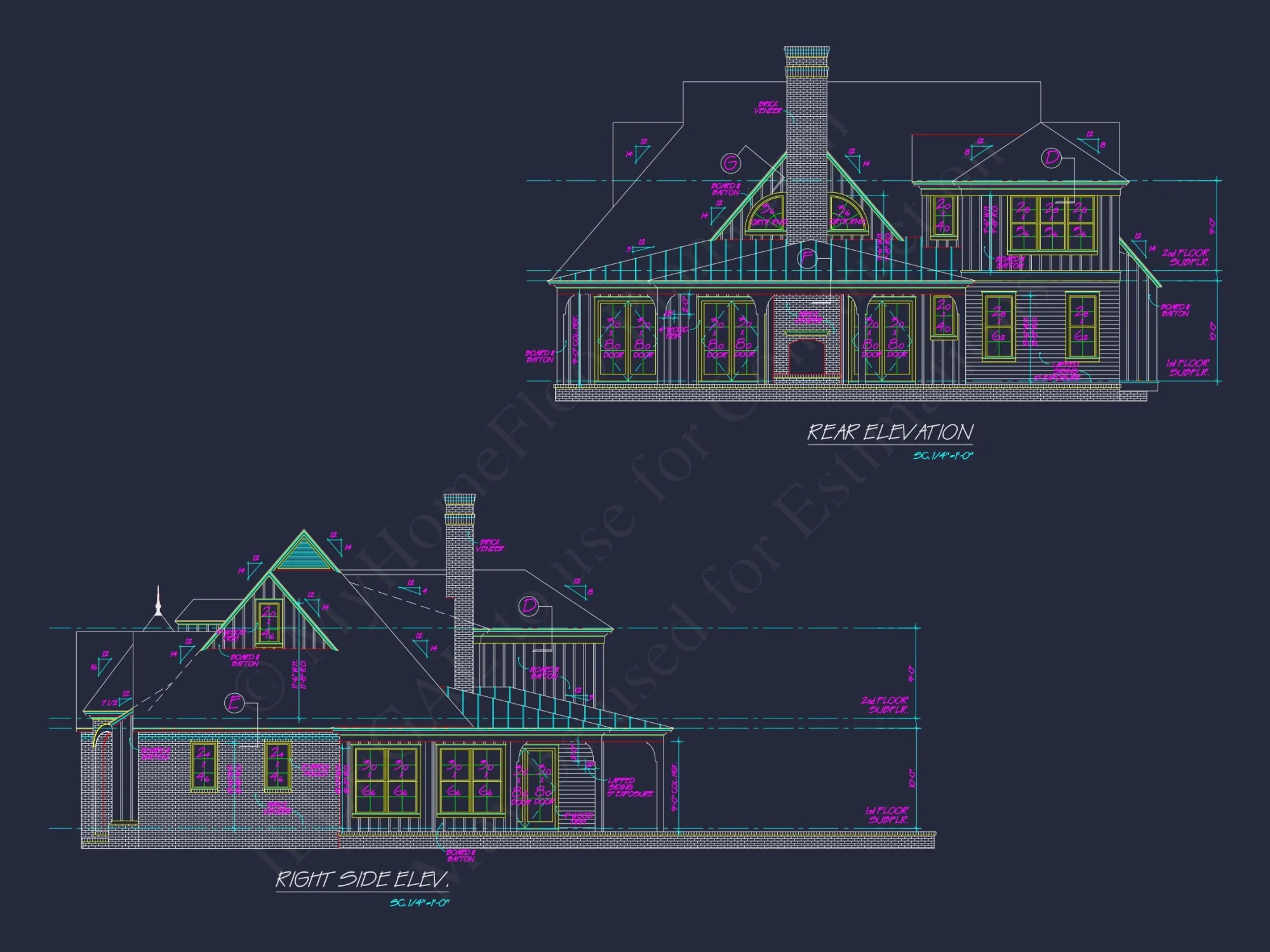 Charming 2-Story house Plan with Open Floor CAD Designs