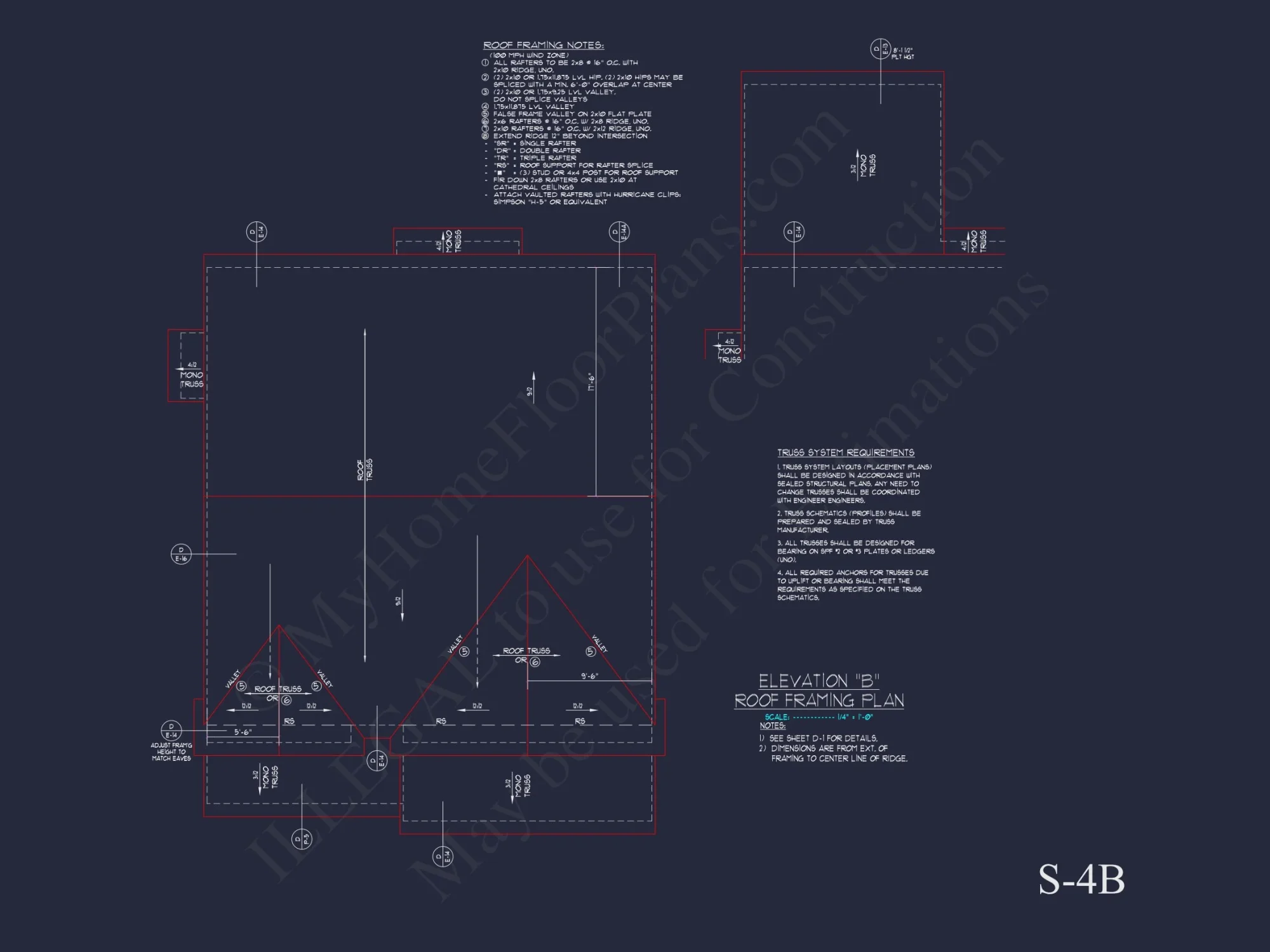 Modern 2-Story house Plan with Open Floor Plan and CAD Designs