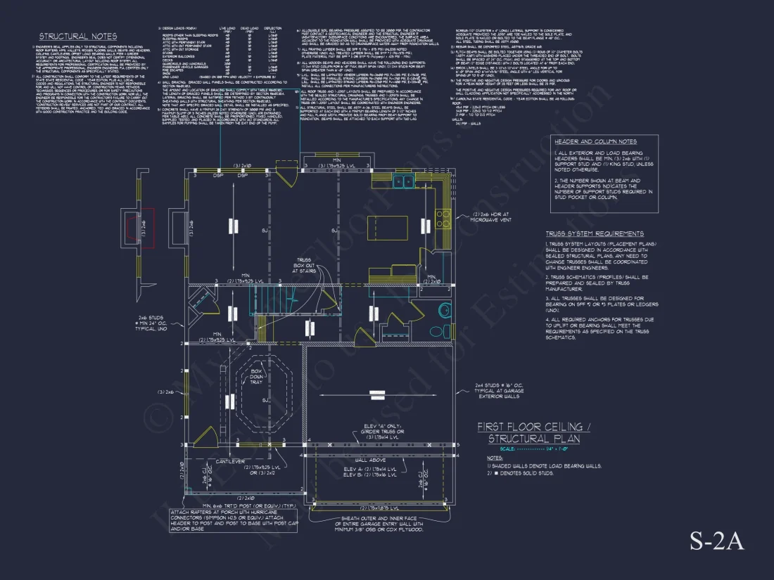 Modern 2-Story house Plan with Open Floor Plan and CAD Designs