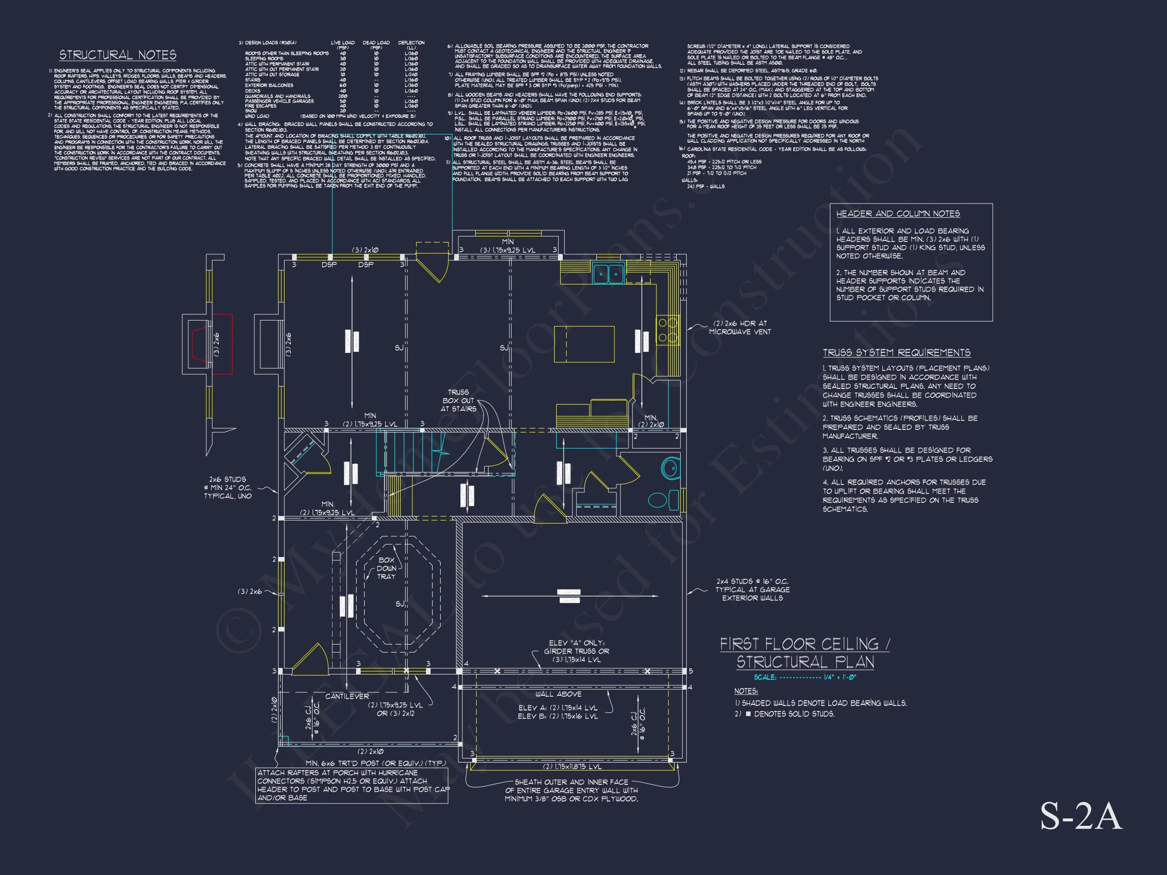 Modern 2-Story house Plan with Open Floor Plan and CAD Designs