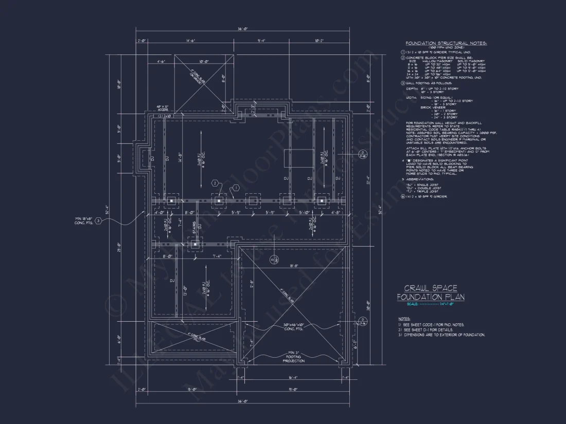 Modern 2-Story house Plan with Open Floor Plan and CAD Designs