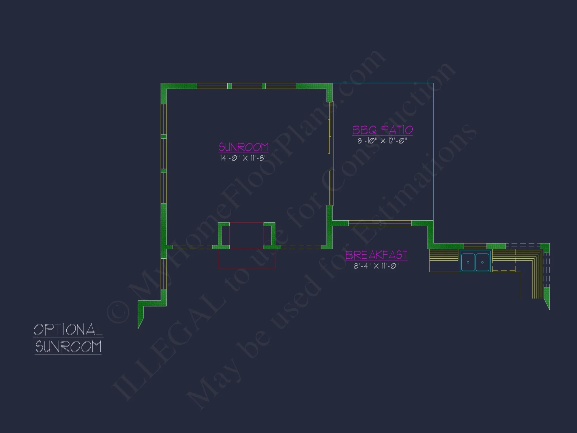 Modern 2-Story house Plan with Open Floor Plan and CAD Designs