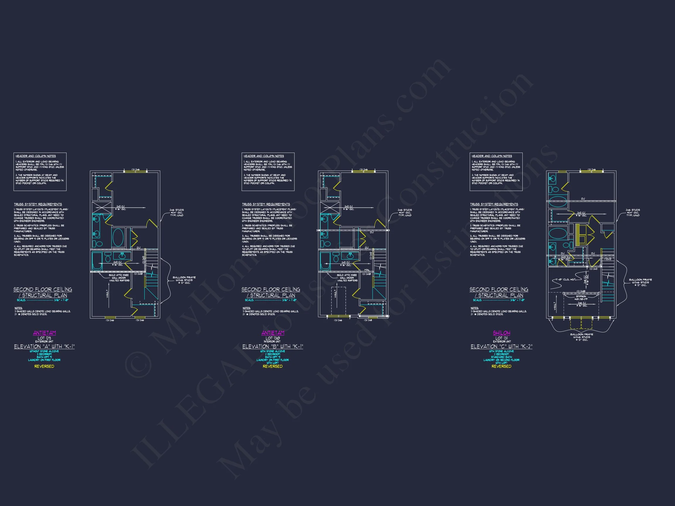 11-1876 HOUSE PLAN -Traditional Townhome Plan - 9-Bed, 7.5-Bath, 4,866 SF 21 Modern 3-Story Craftsman Townhome Plan with CAD Designs