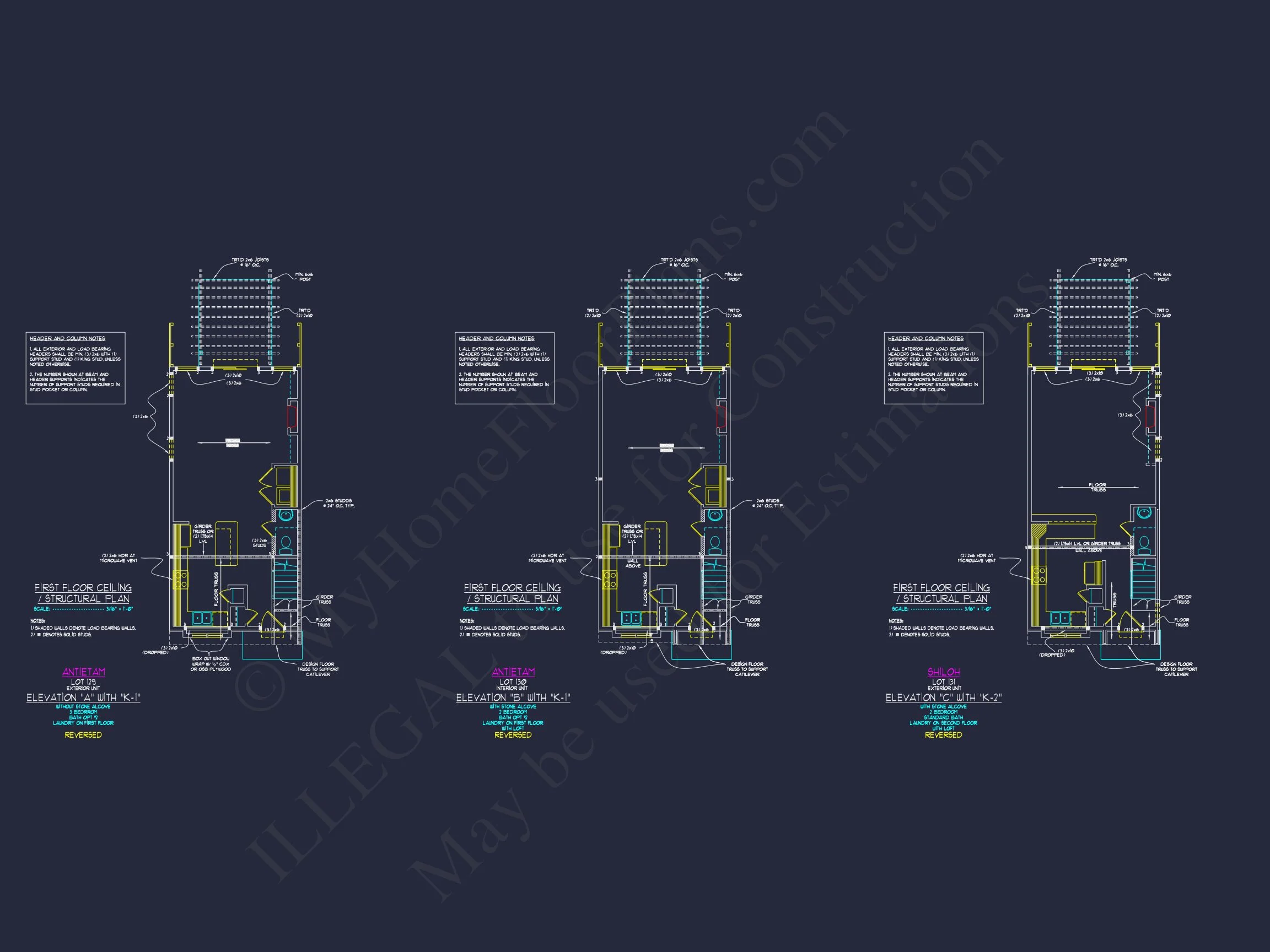 11-1876 HOUSE PLAN -Traditional Townhome Plan - 9-Bed, 7.5-Bath, 4,866 SF 18 Modern 3-Story Craftsman Townhome Plan with CAD Designs