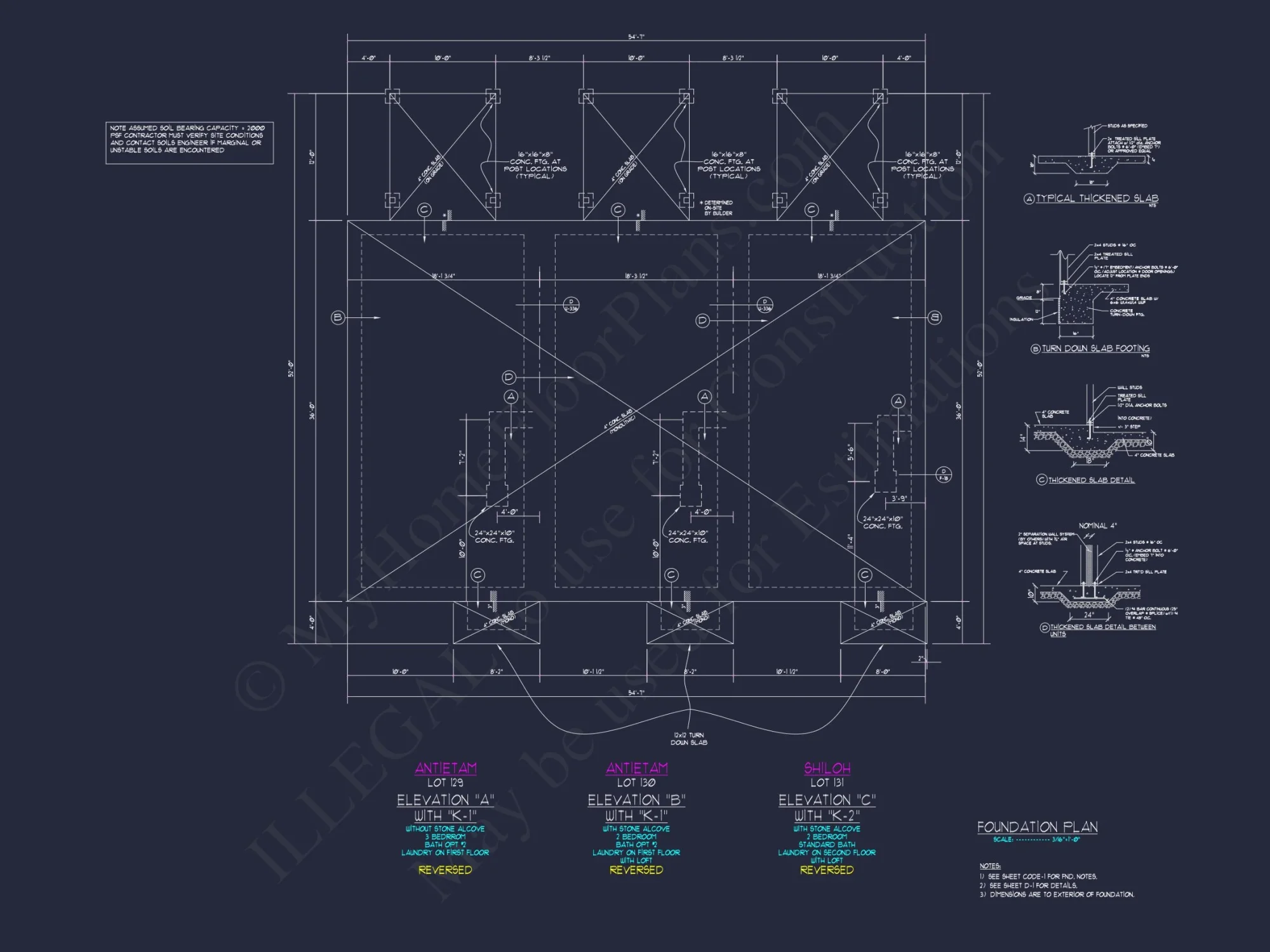 Modern 3-Story Craftsman Townhome Plan with CAD Designs