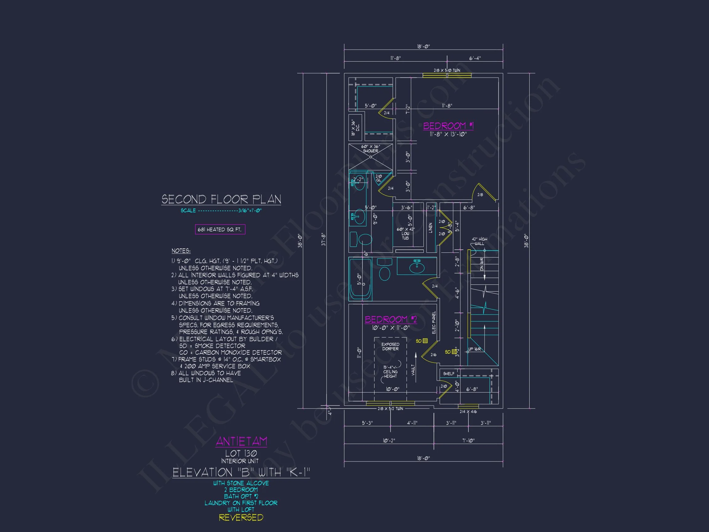 11-1876 HOUSE PLAN -Traditional Townhome Plan - 9-Bed, 7.5-Bath, 4,866 SF 11 Modern 3-Story Craftsman Townhome Plan with CAD Designs
