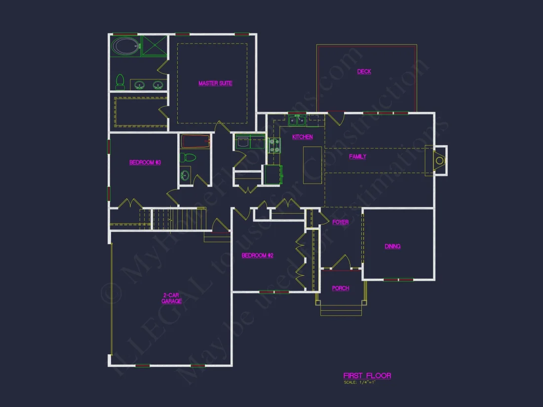 Charming 3-Bedroom house Plan with CAD Architecture Designs