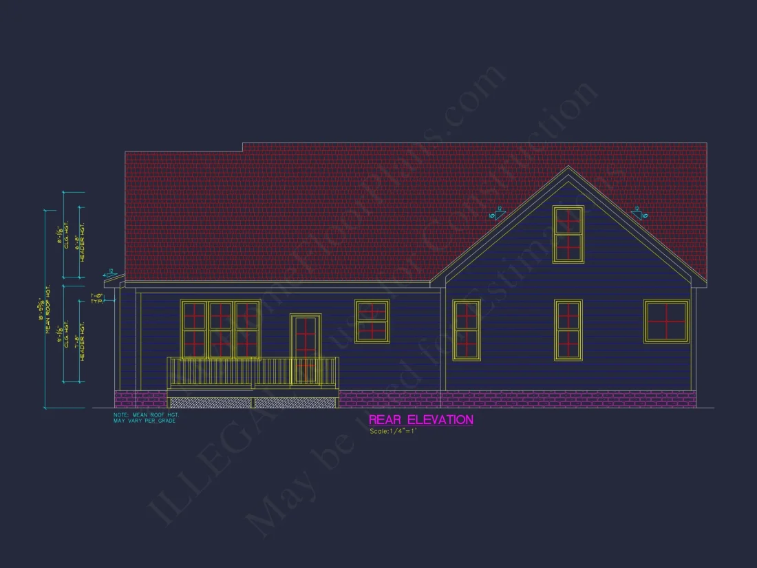 Charming 3-Bedroom house Plan with CAD Architecture Designs