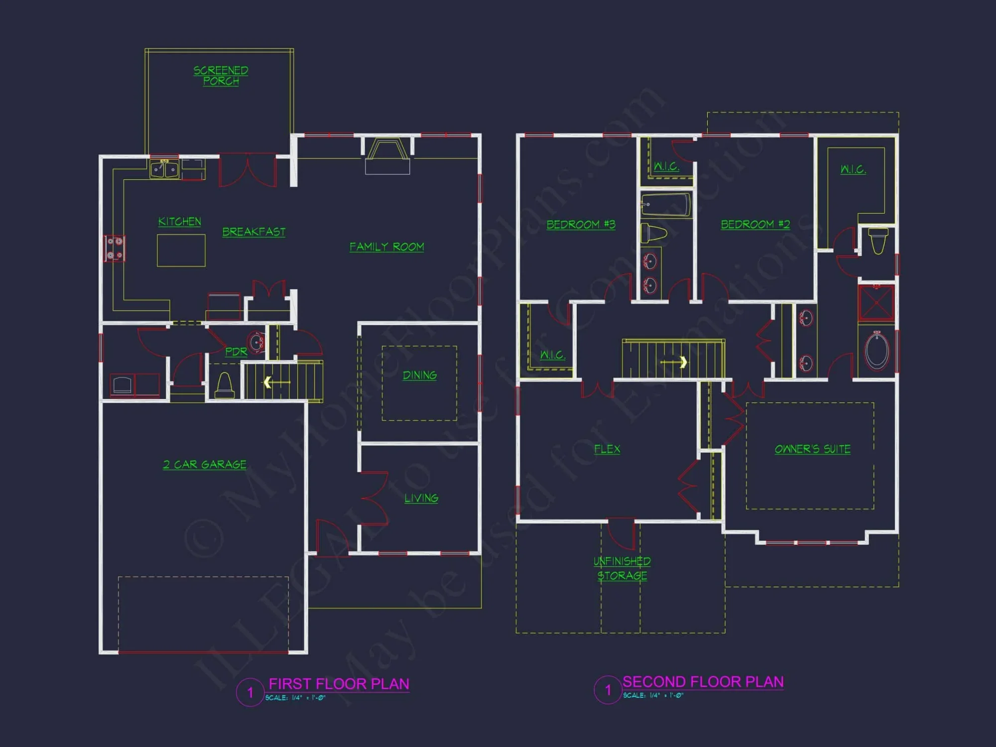 Elegant Craftsman house Plan with Floor Plans & CAD Designs