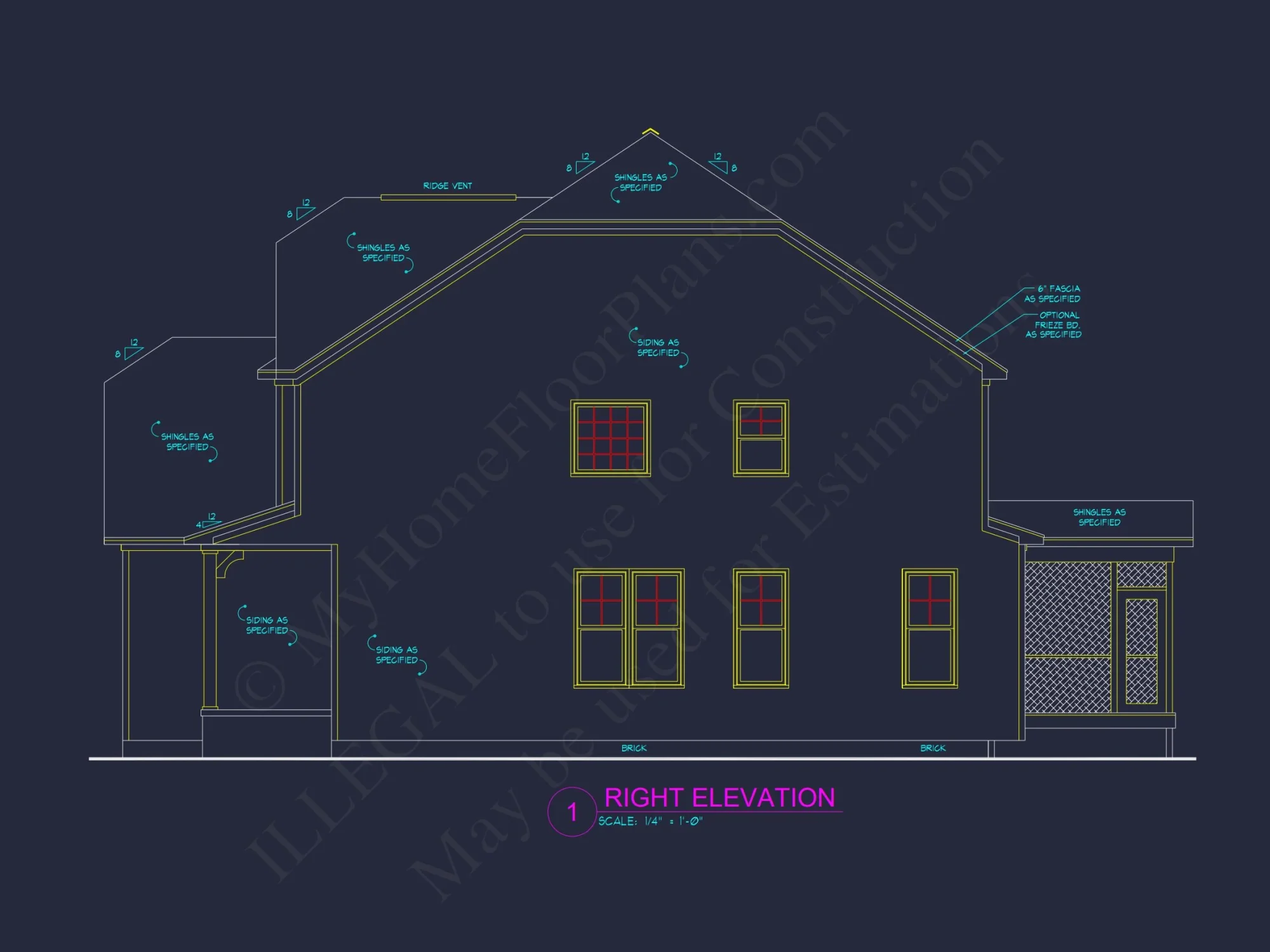 Elegant Craftsman house Plan with Floor Plans & CAD Designs