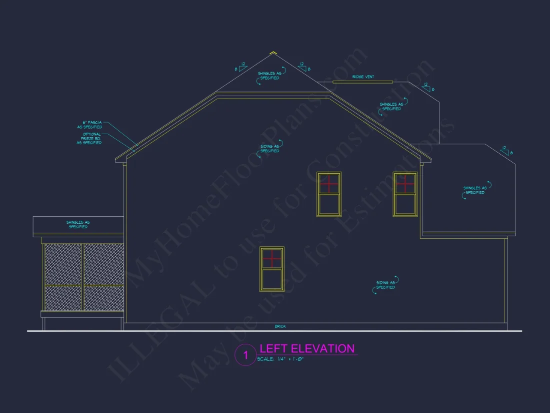 Elegant Craftsman house Plan with Floor Plans & CAD Designs