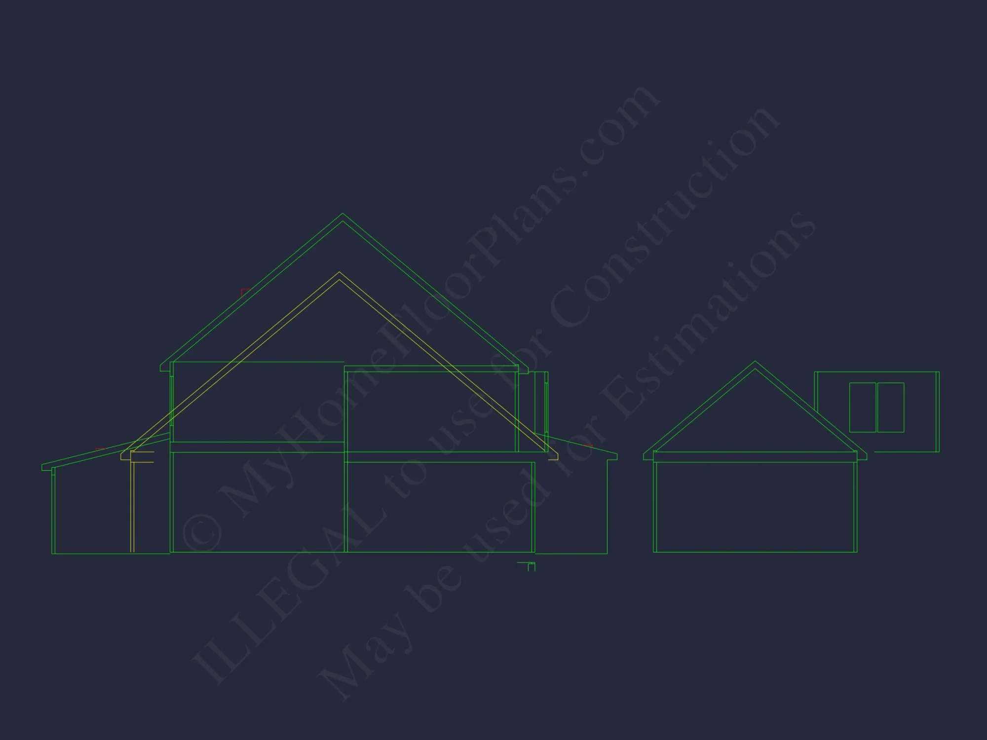 Craftsman house Plan with Spacious Layout and Unique CAD Designs