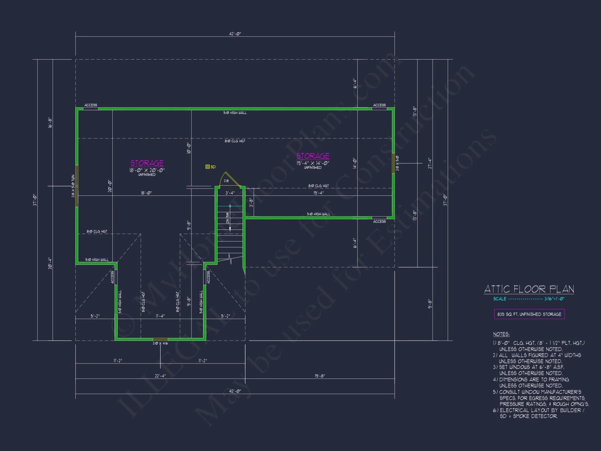 Customizable house Plan with 2-Story Blueprint CAD Designs