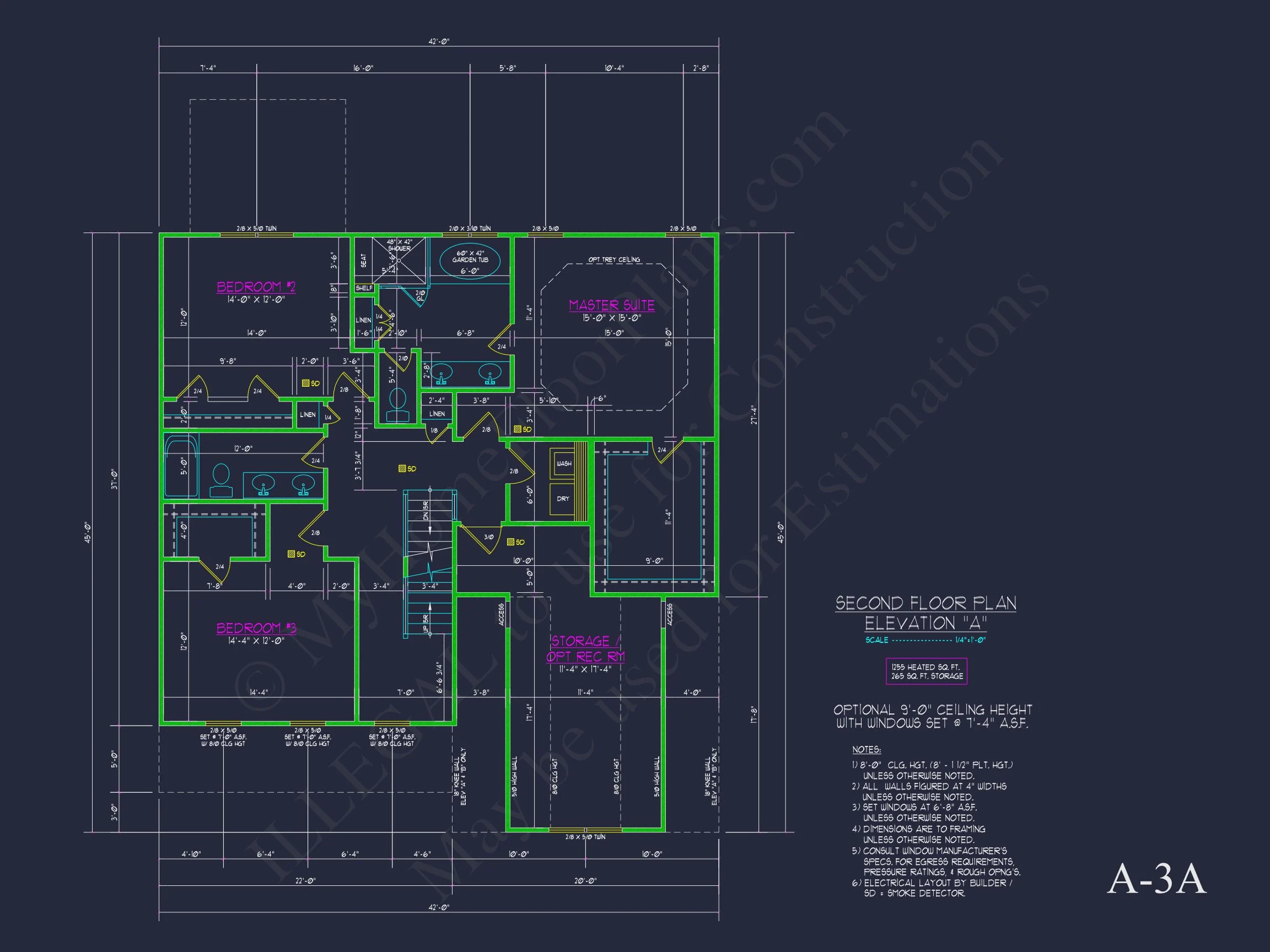 11-1700 HOUSE PLAN - Traditional Home Plan - 4-Bed, 3-Bath, 2,400 SF 32 Customizable house Plan with 2-Story Blueprint CAD Designs