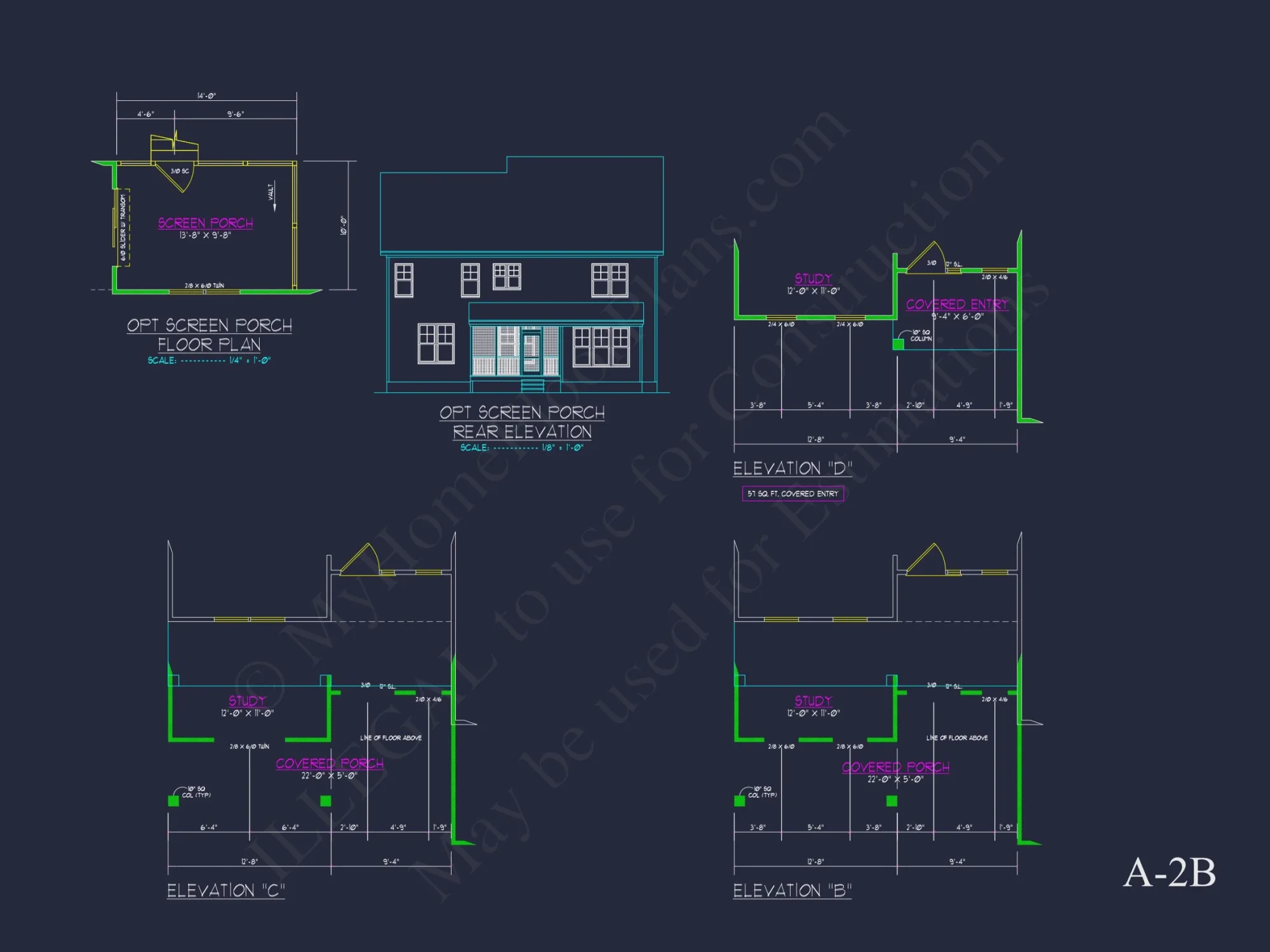 Customizable house Plan with 2-Story Blueprint CAD Designs