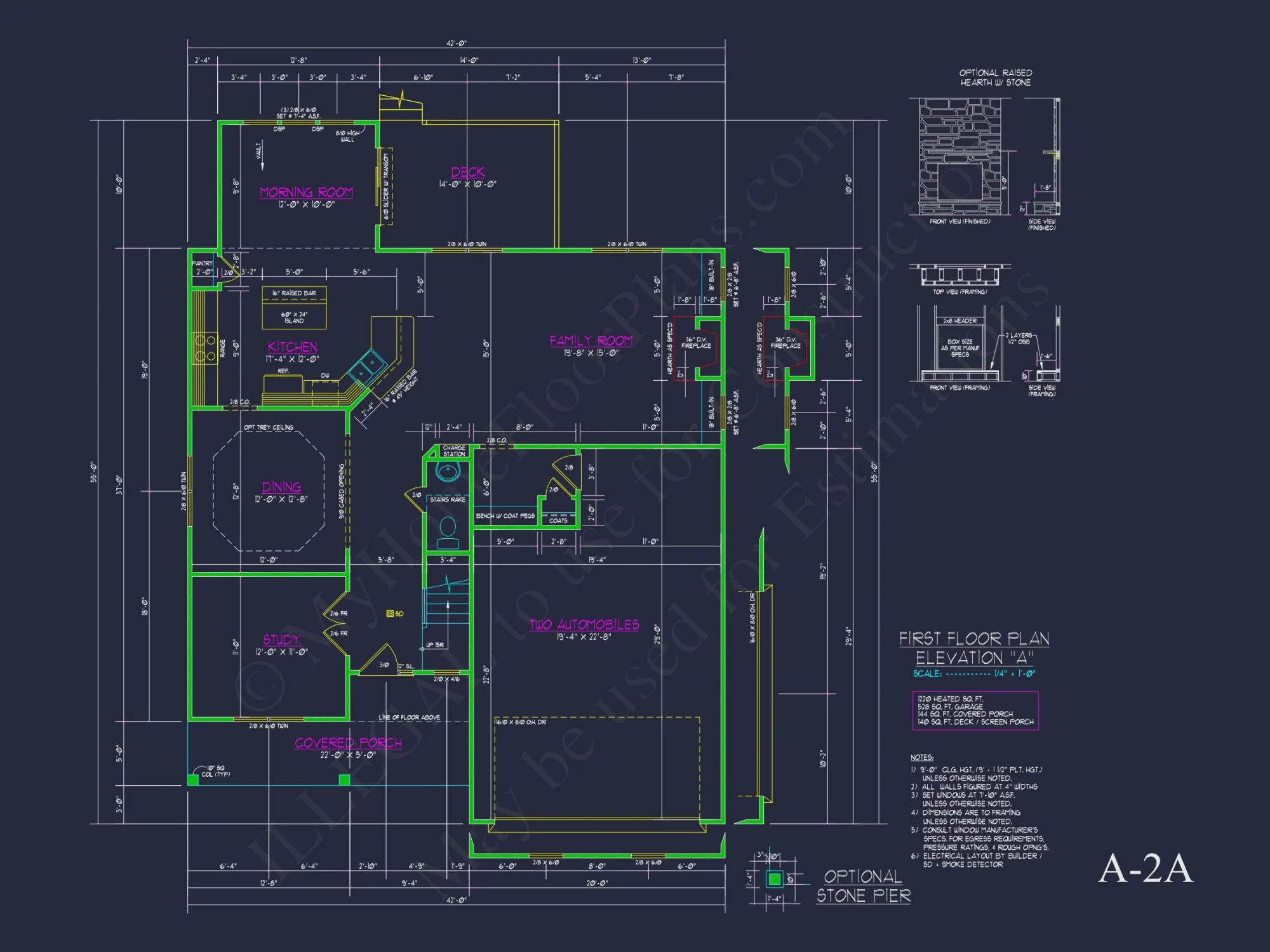 Customizable house Plan with 2-Story Blueprint CAD Designs