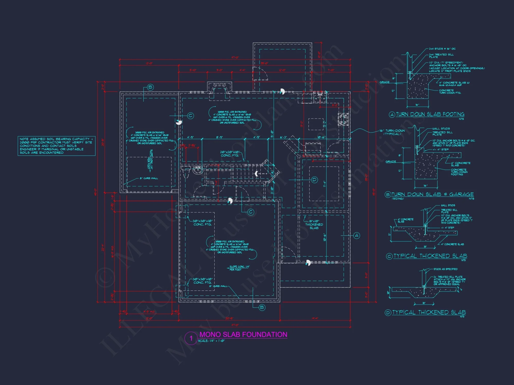 Traditional Craftsman Colonial Floor Plan