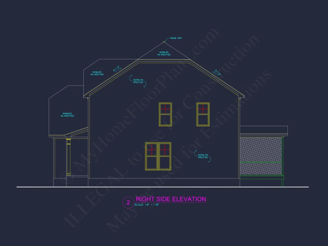 Traditional Craftsman Colonial Floor Plan