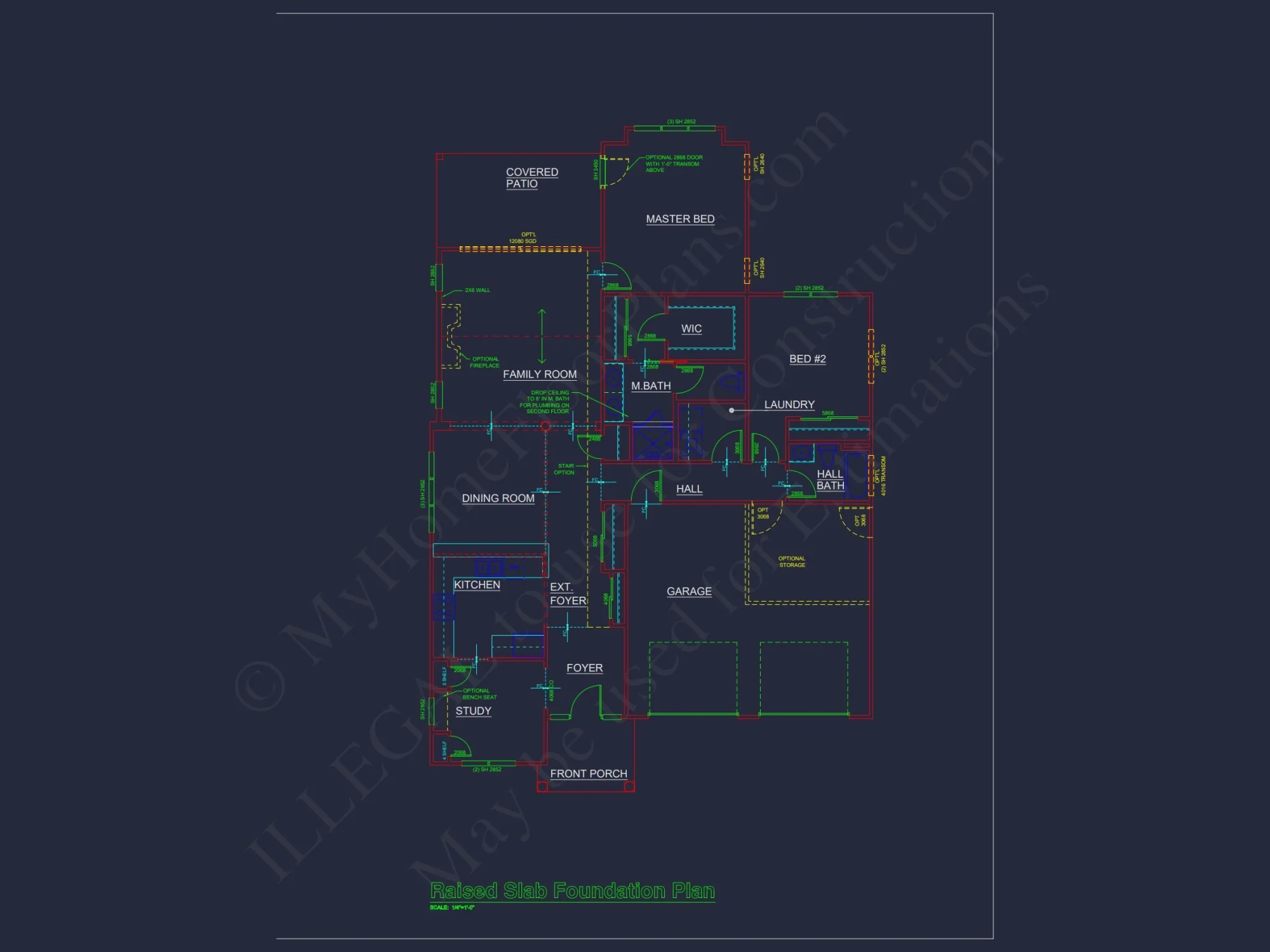Custom house Design with 1.5 Story Floor Plan and CAD Blueprint