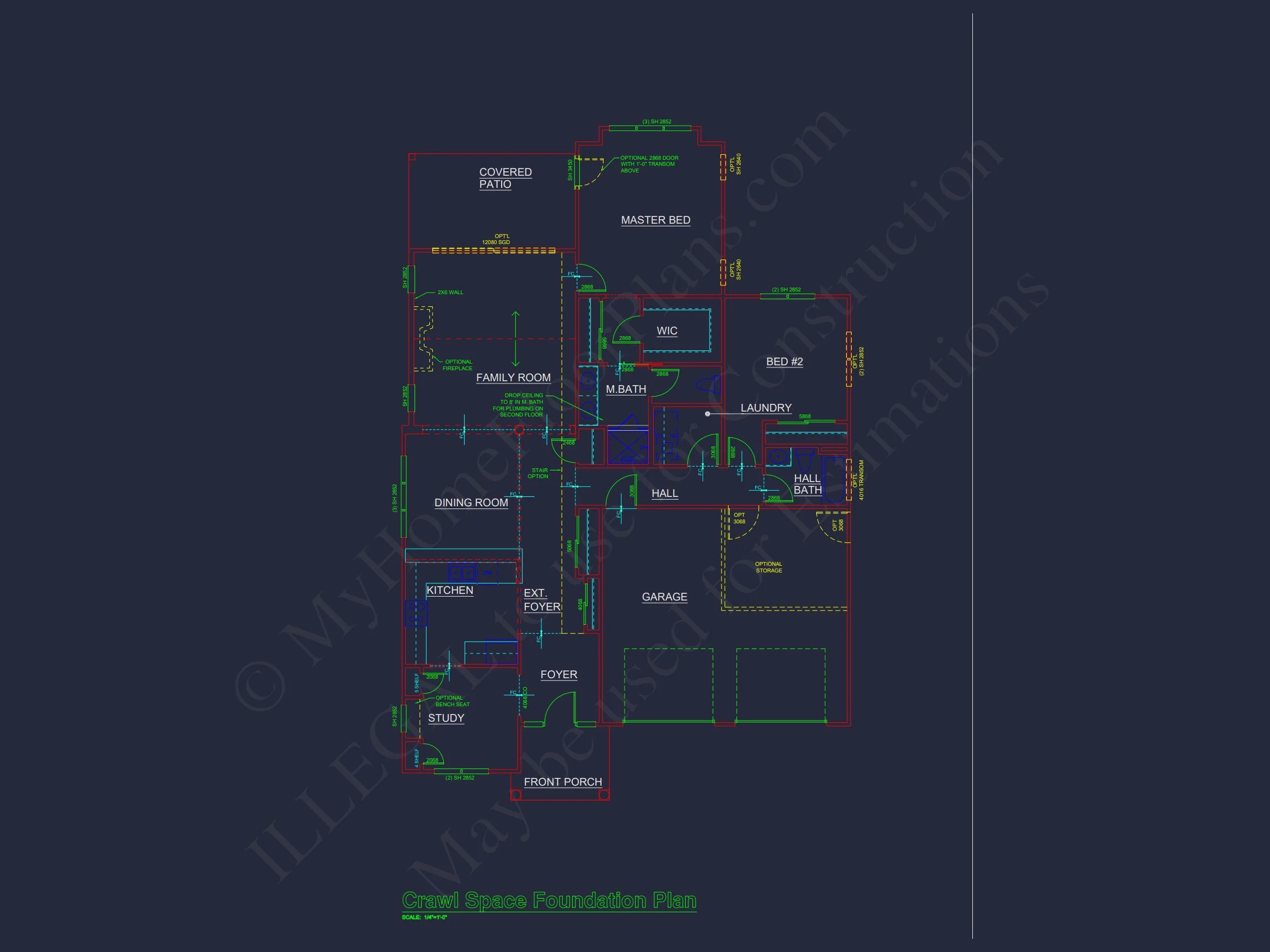 Custom house Design with 1.5 Story Floor Plan and CAD Blueprint