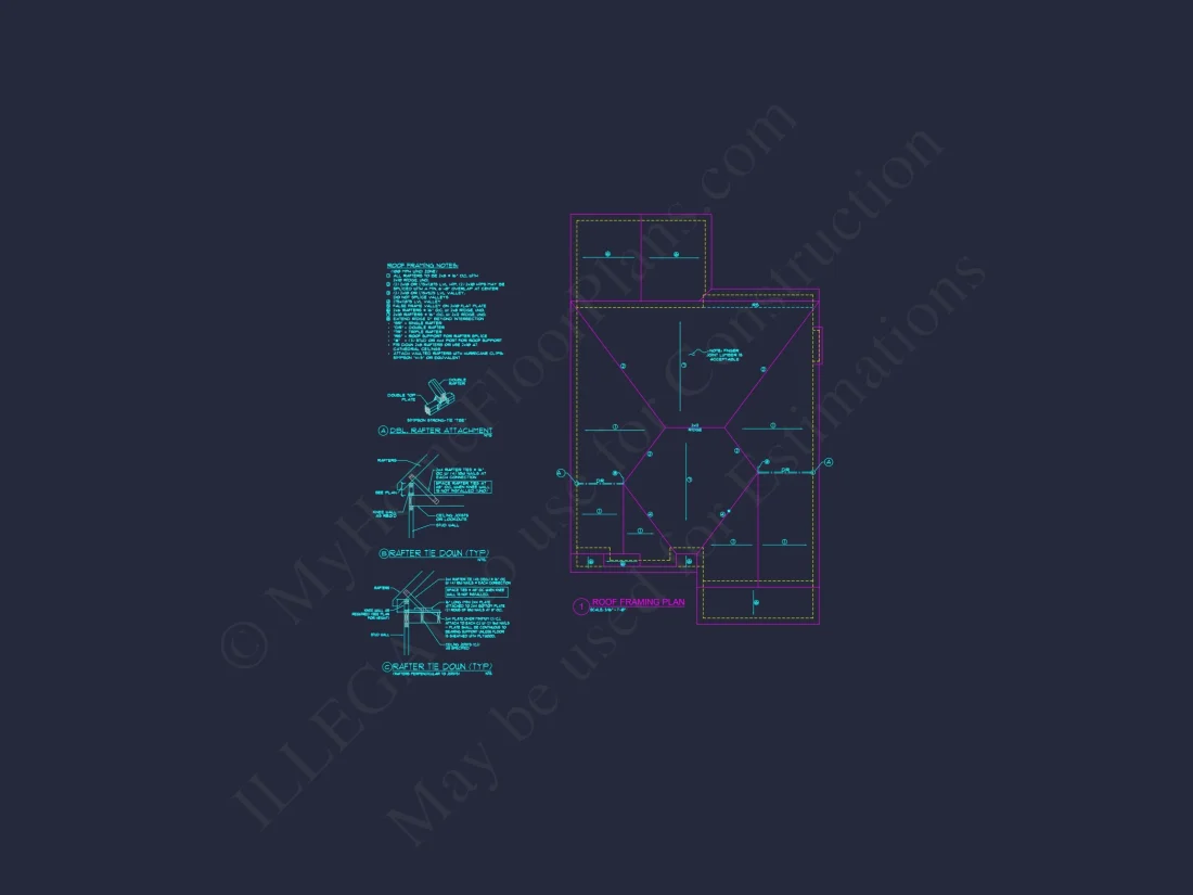 Modern Suburban house Plan with CAD Designs and Floor Plans