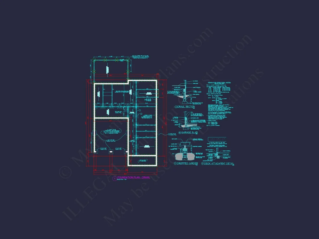 Modern Suburban house Plan with CAD Designs and Floor Plans