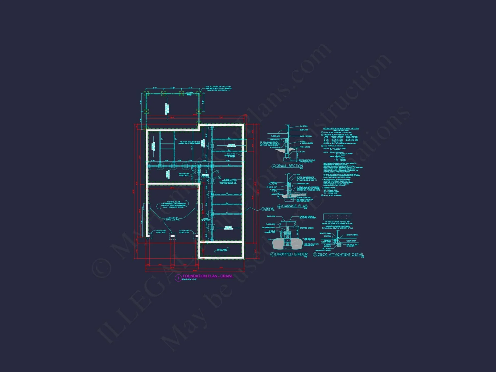 Modern Suburban house Plan with CAD Designs and Floor Plans