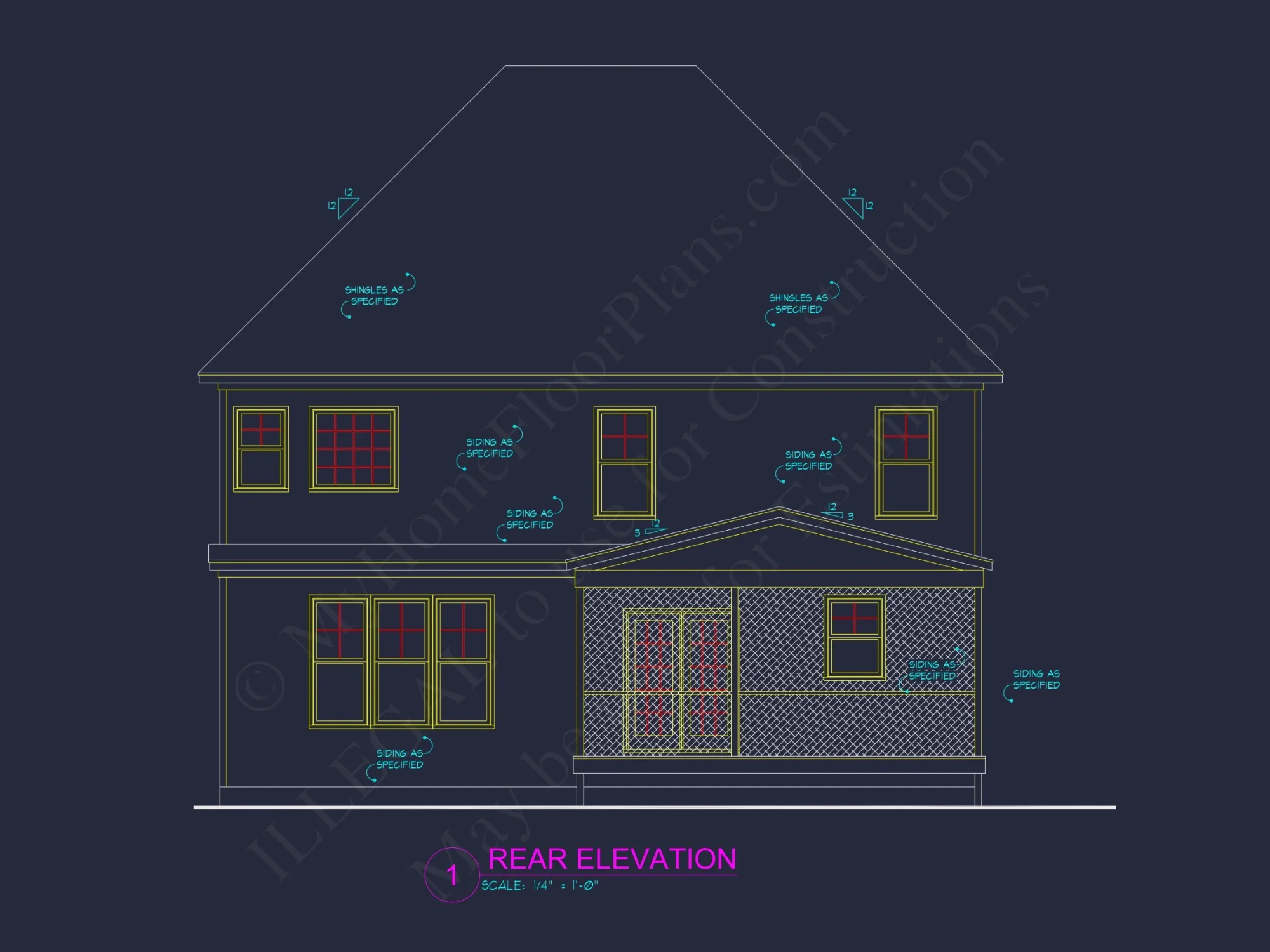 Modern Suburban house Plan with CAD Designs and Floor Plans
