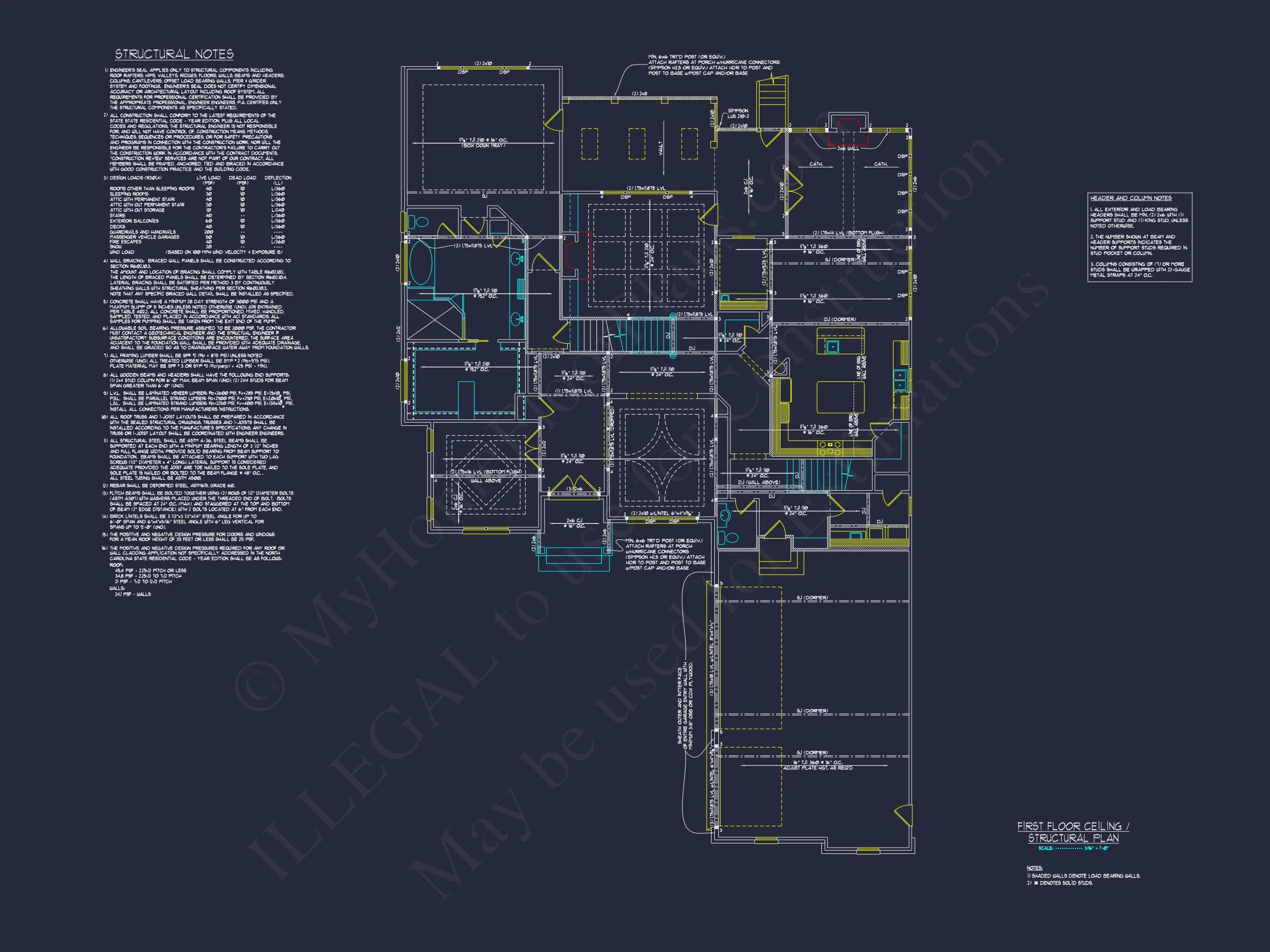 Luxury house Plan with CAD Floor Plans & Architectural Designs