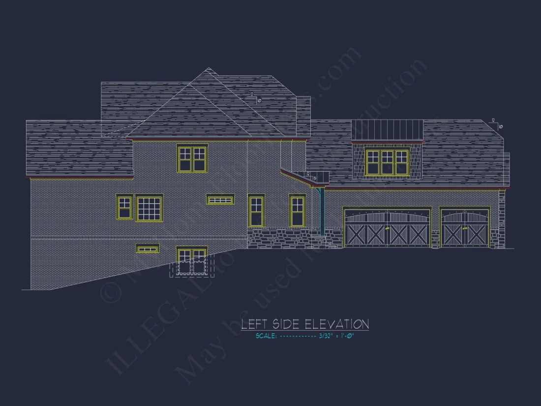 Luxury house Plan with CAD Floor Plans & Architectural Designs