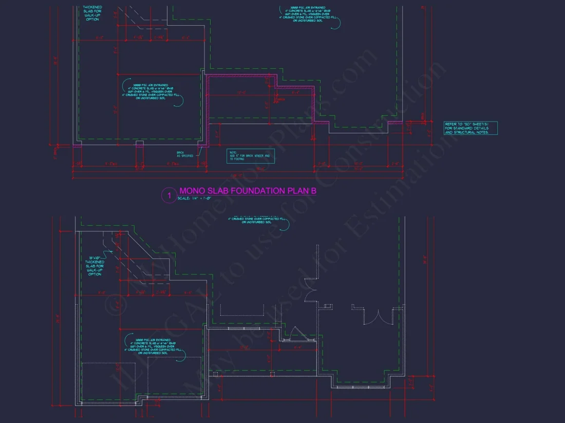 Modern Craftsman house Floor Plan with CAD and Designs