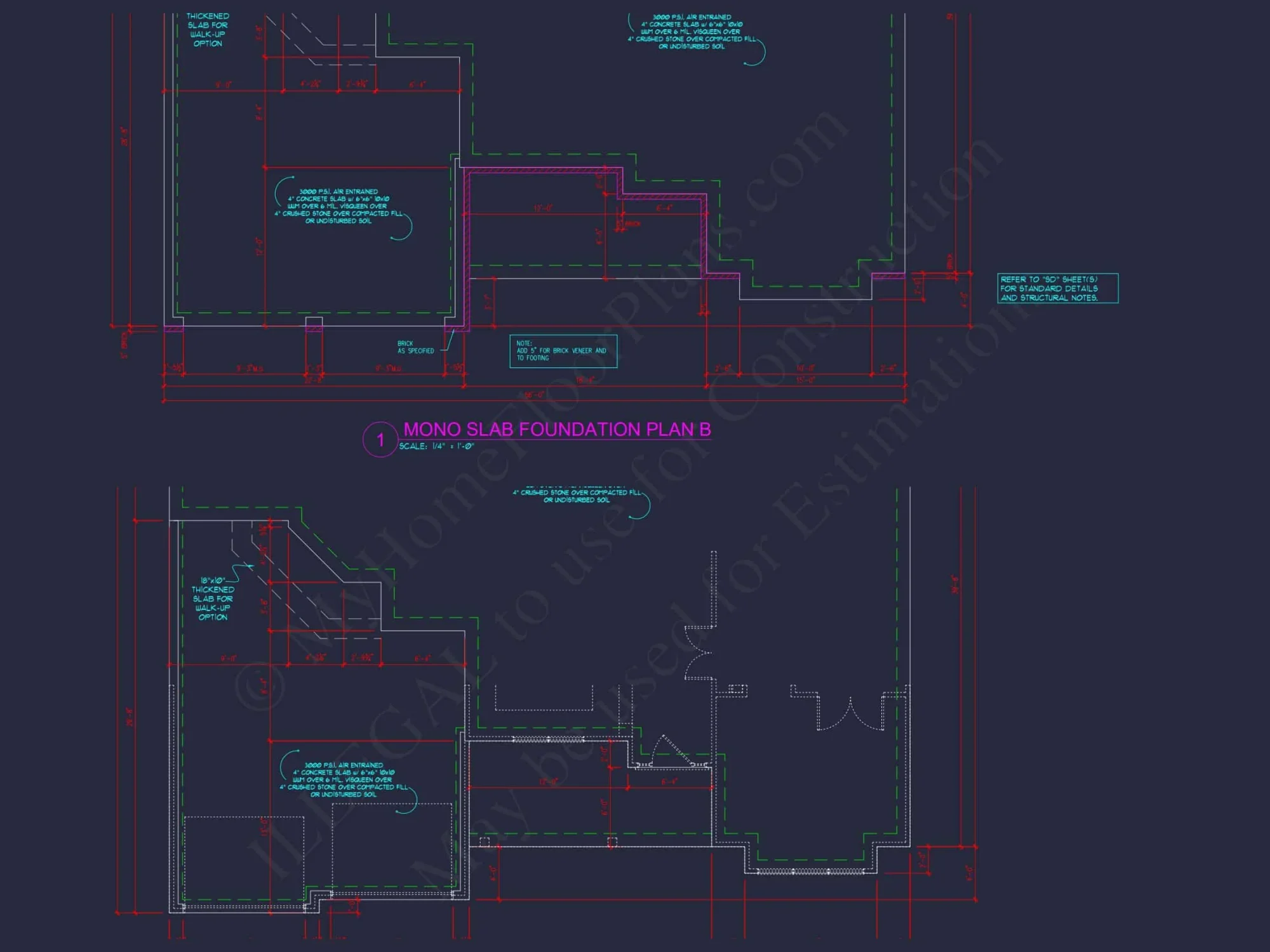 Modern Craftsman house Floor Plan with CAD and Designs