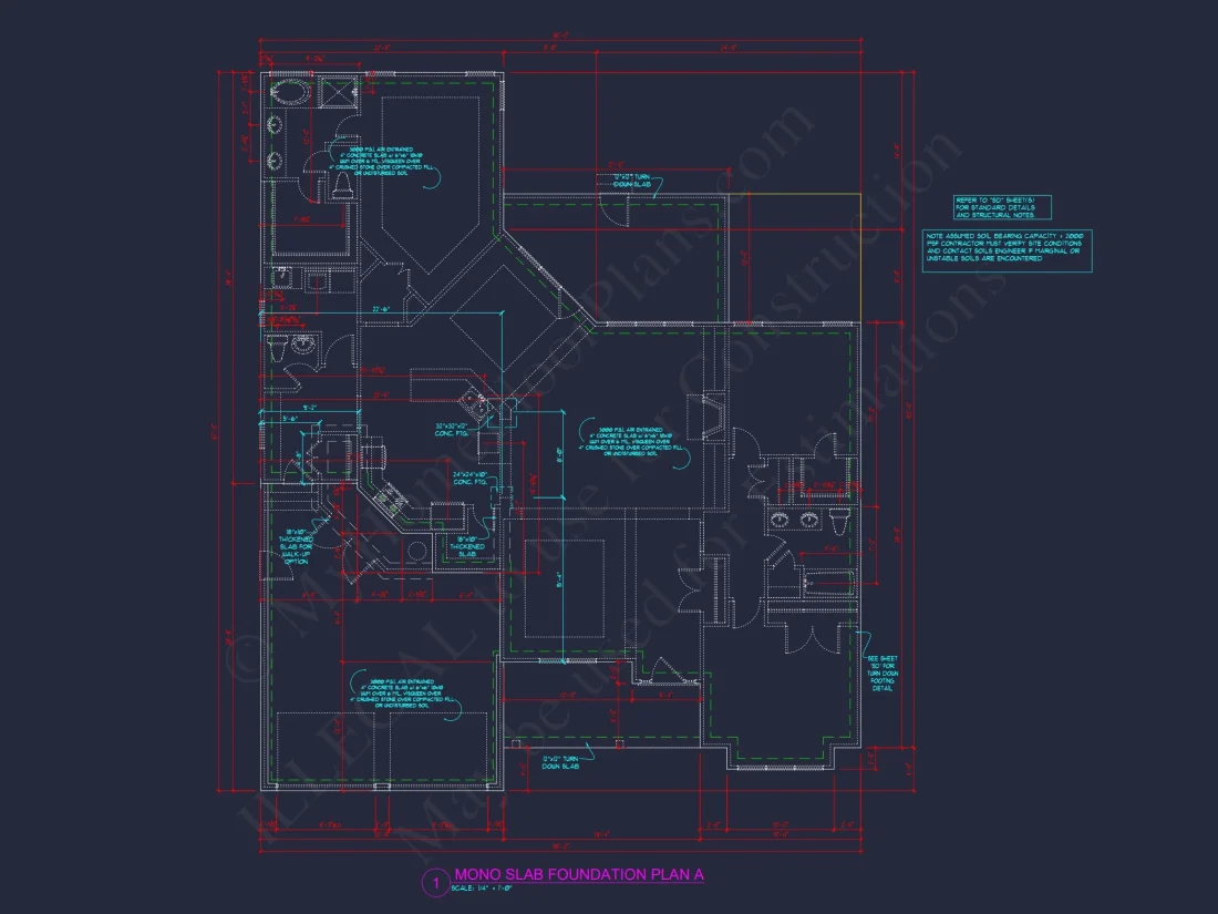 Modern Craftsman house Floor Plan with CAD and Designs