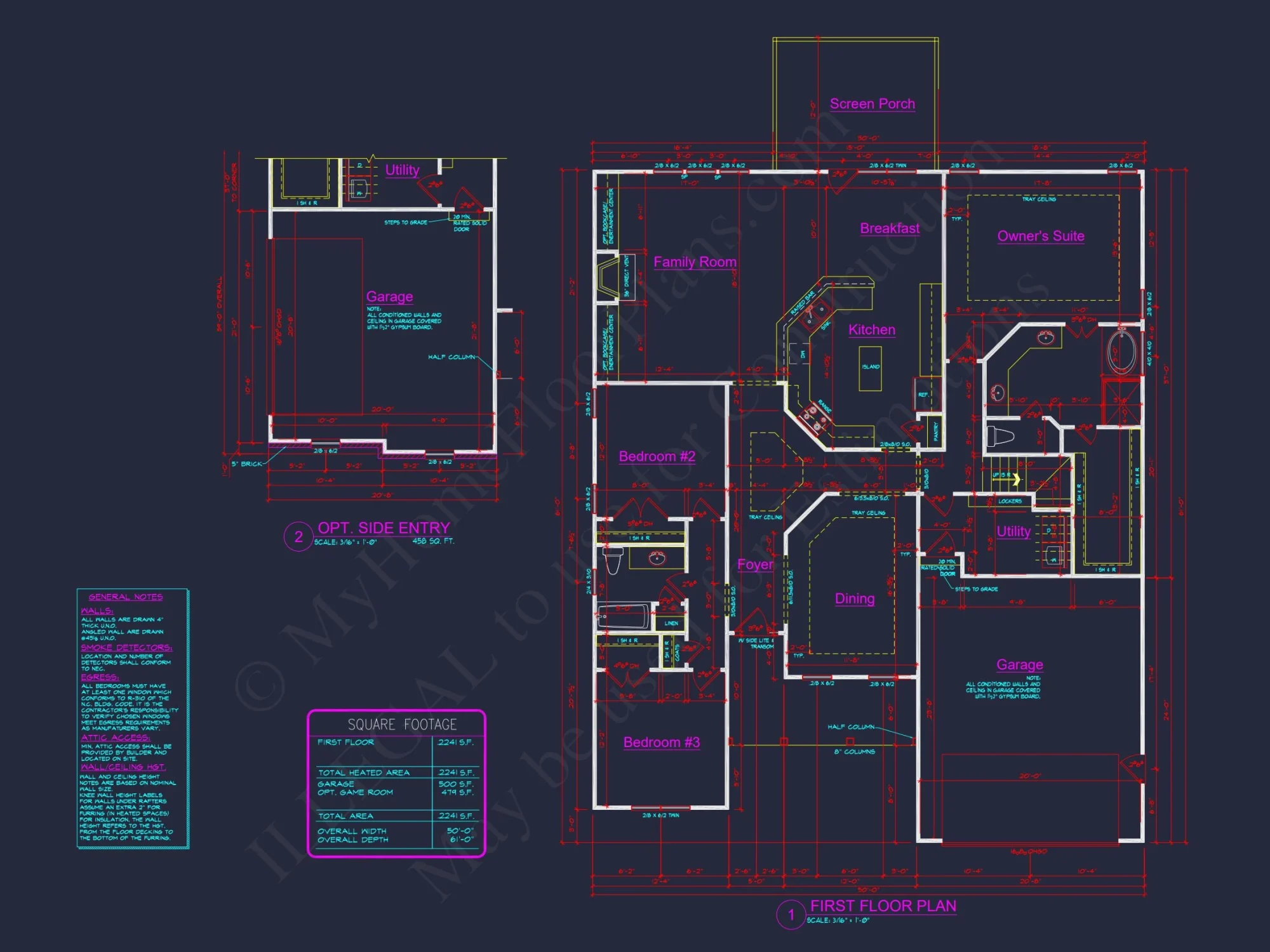 Craftsman-Style house Plan: Stunning Floor Plan with CAD Designs