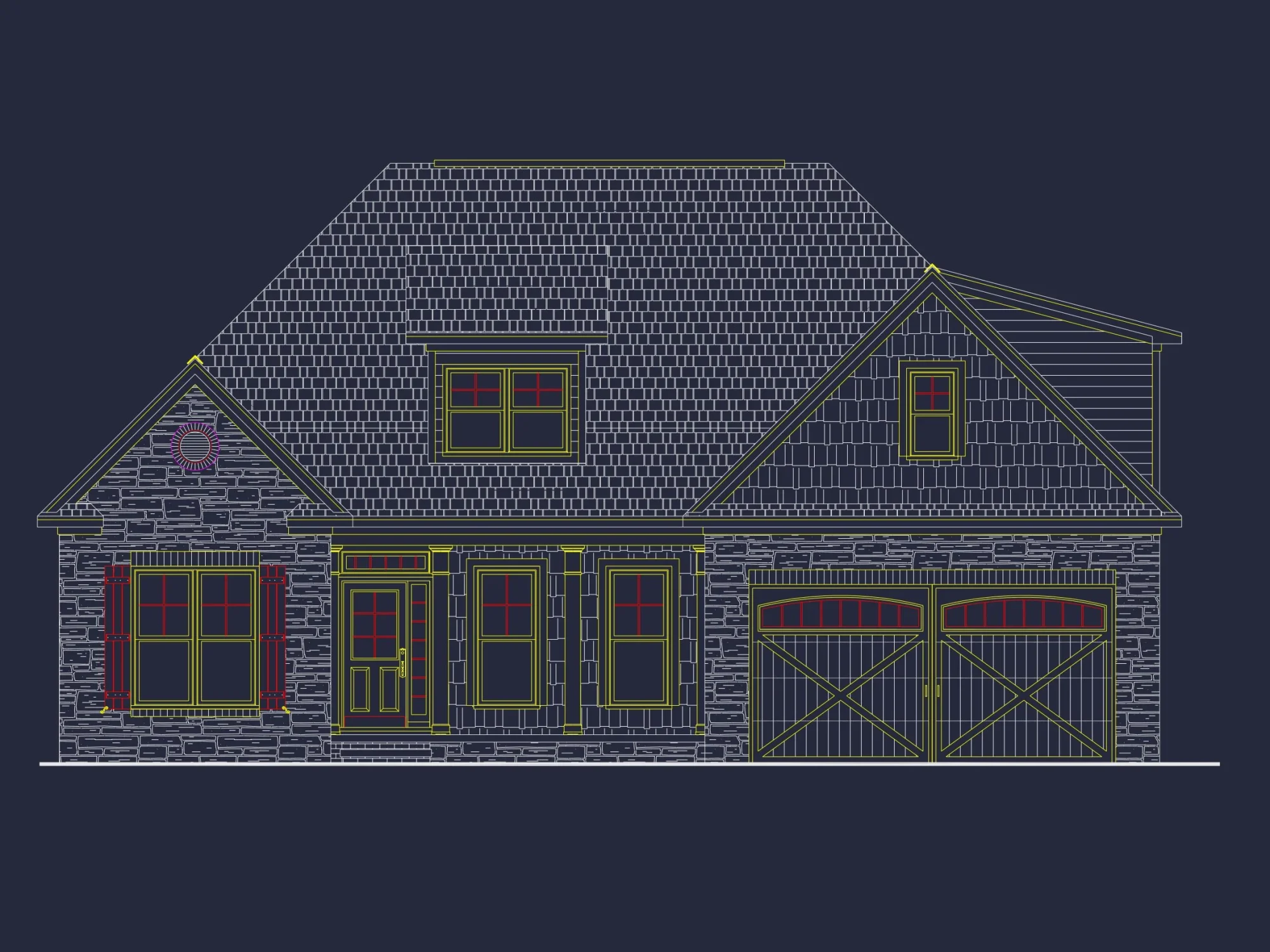 Craftsman-Style house Plan: Stunning Floor Plan with CAD Designs