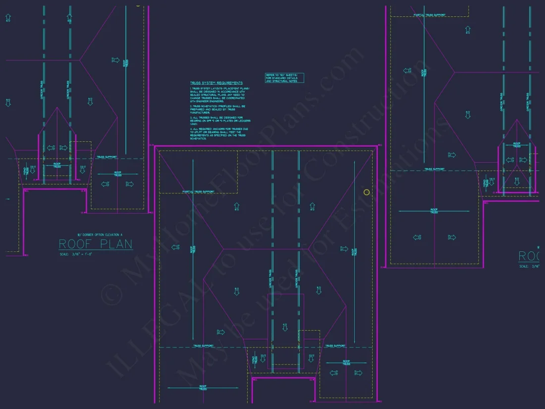 Elegant house Design Blueprint – CAD Floor Plan with Details