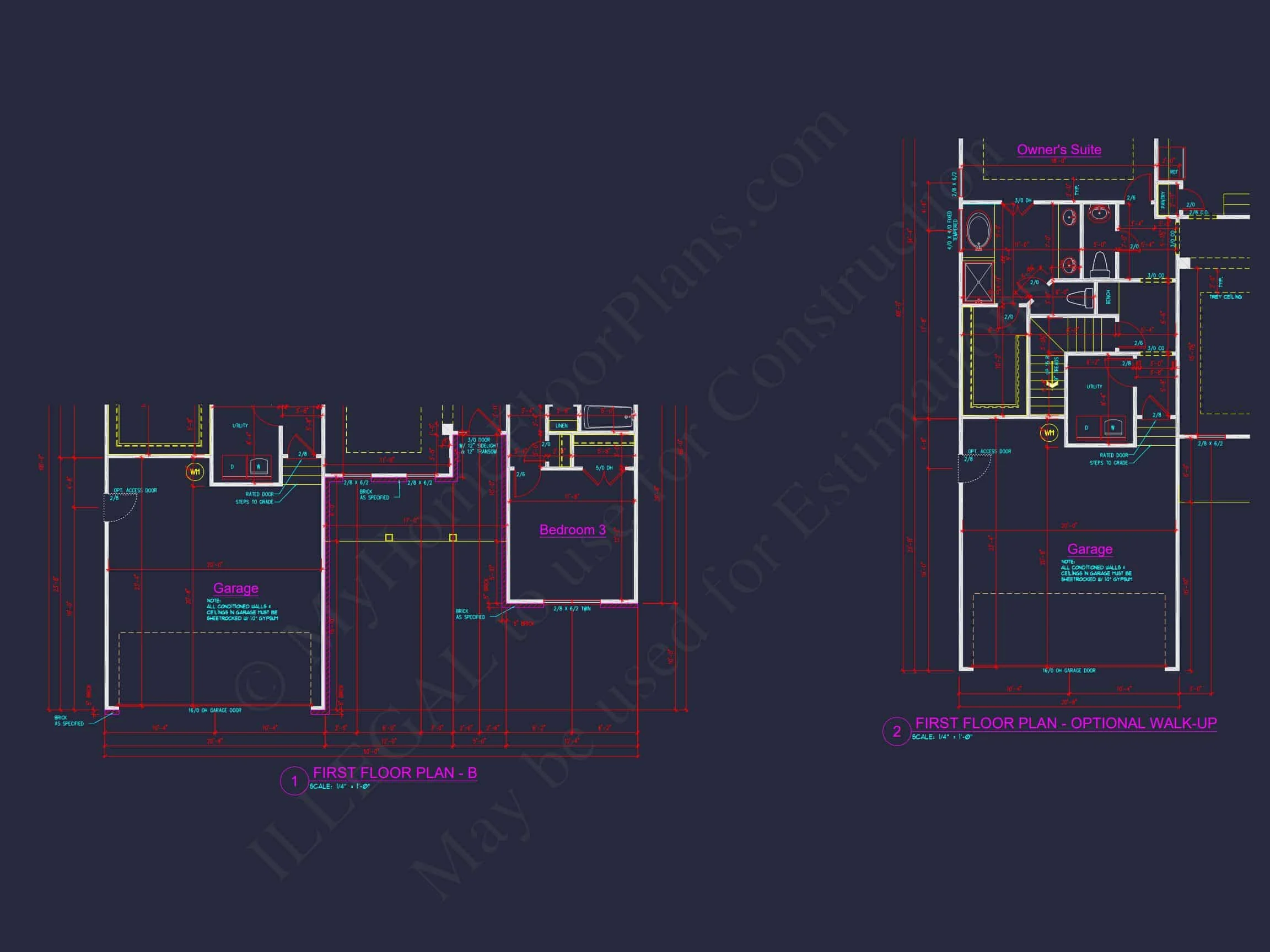 11-1501 HOUSE PLAN -Modern Farmhouse Home Plan - 3-Bed, 2-Bath, 1,850 SF 10 Elegant house Design Blueprint – CAD Floor Plan with Details