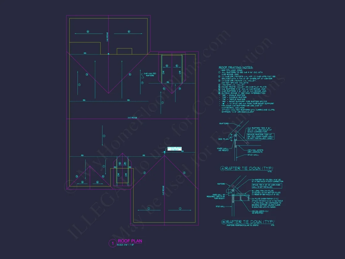 Craftsman house Plan with Modern Features and CAD Designs