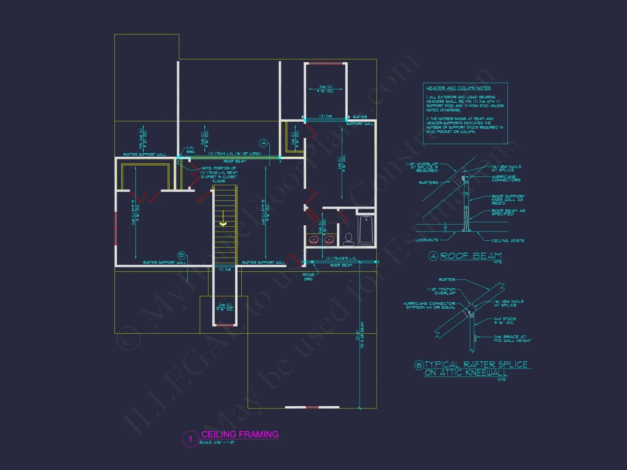 Craftsman house Plan with Modern Features and CAD Designs