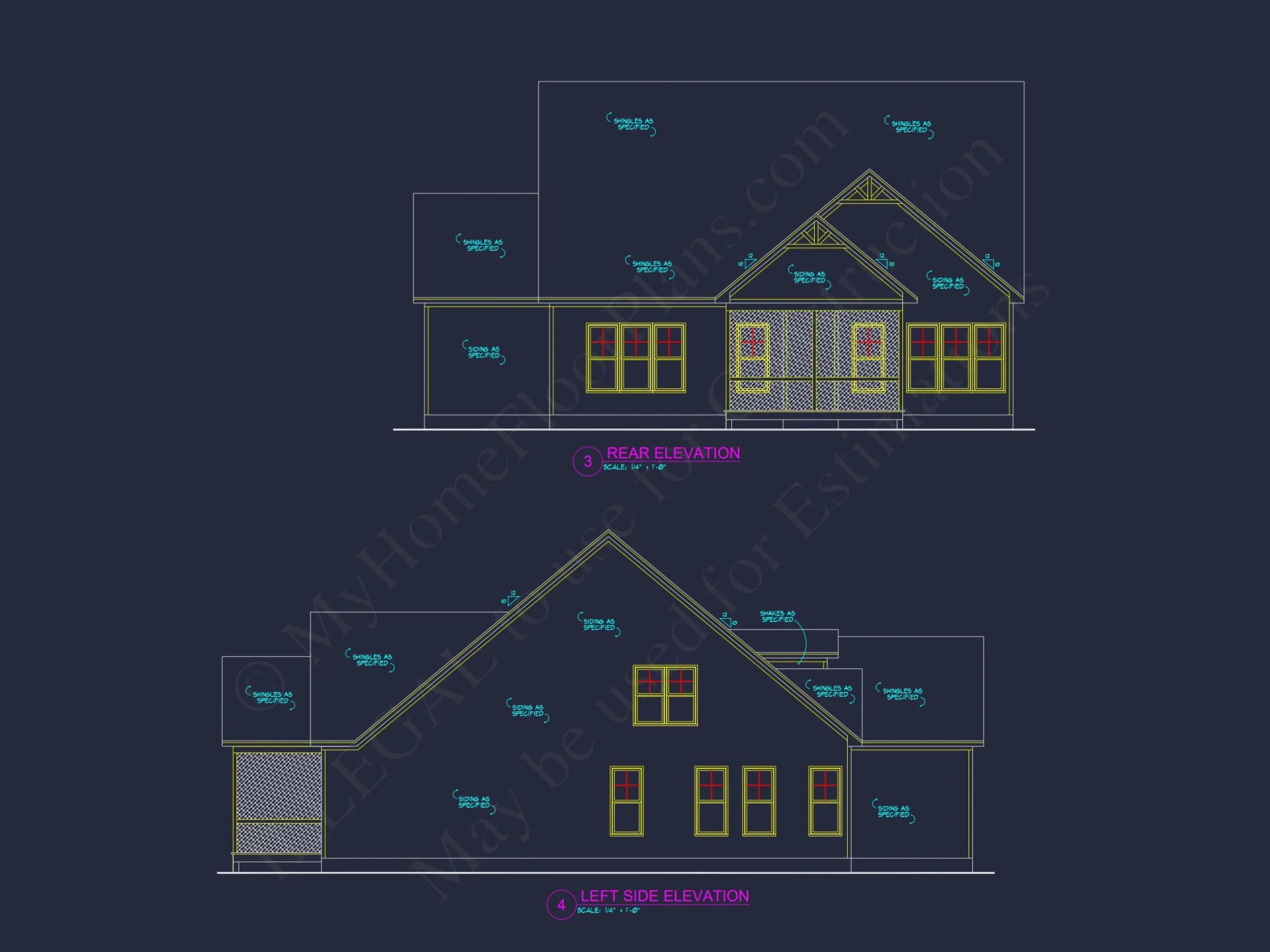 Craftsman house Plan with Modern Features and CAD Designs