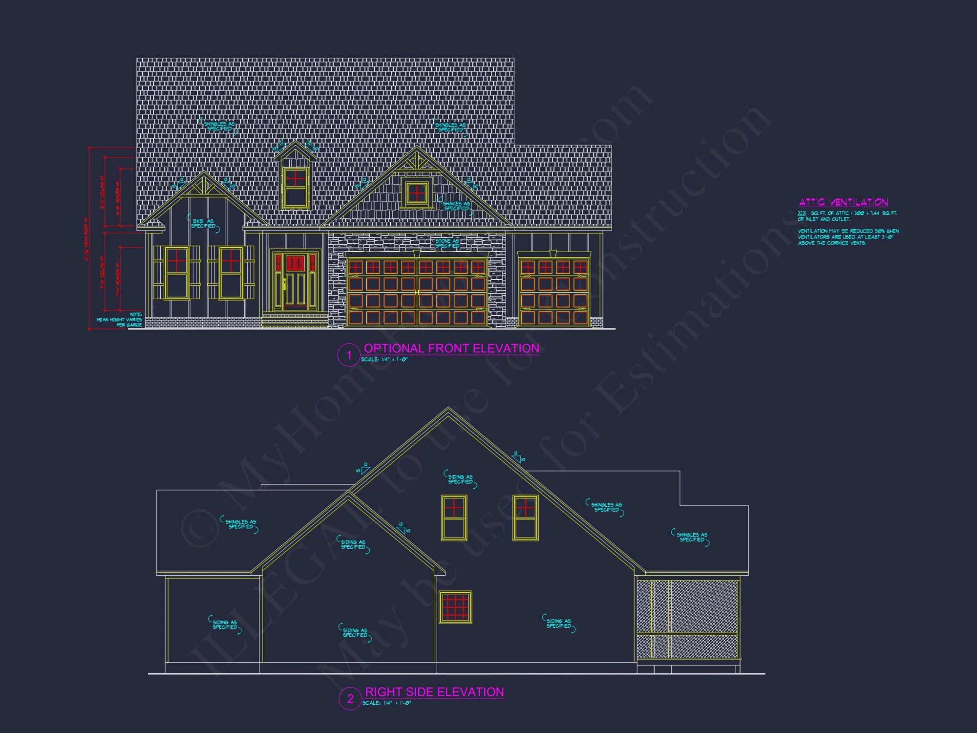Craftsman house Plan with Modern Features and CAD Designs