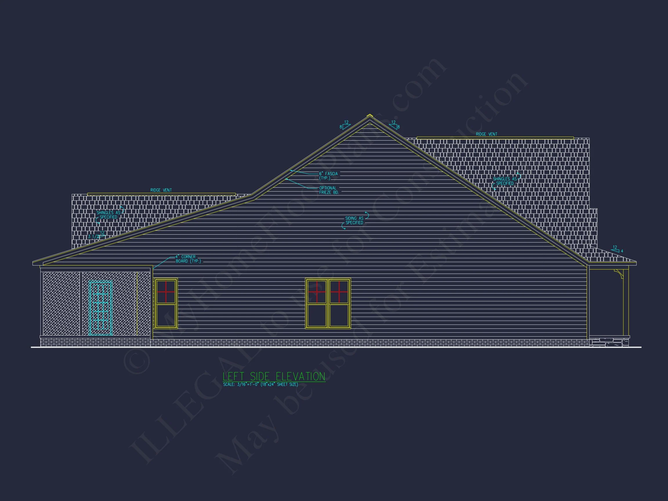 Craftsman house Plan with CAD Designs & Spacious Floor Plans