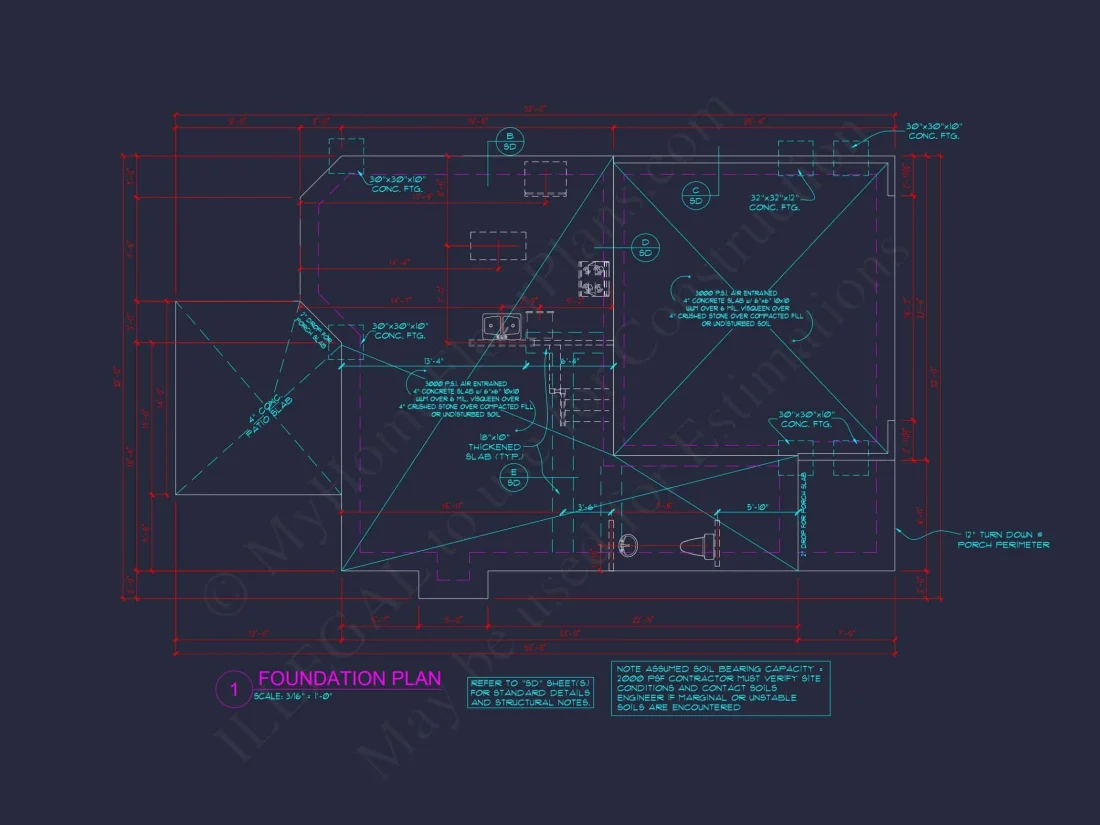 Charming house and Floor Plan Blueprint with Modern Designs
