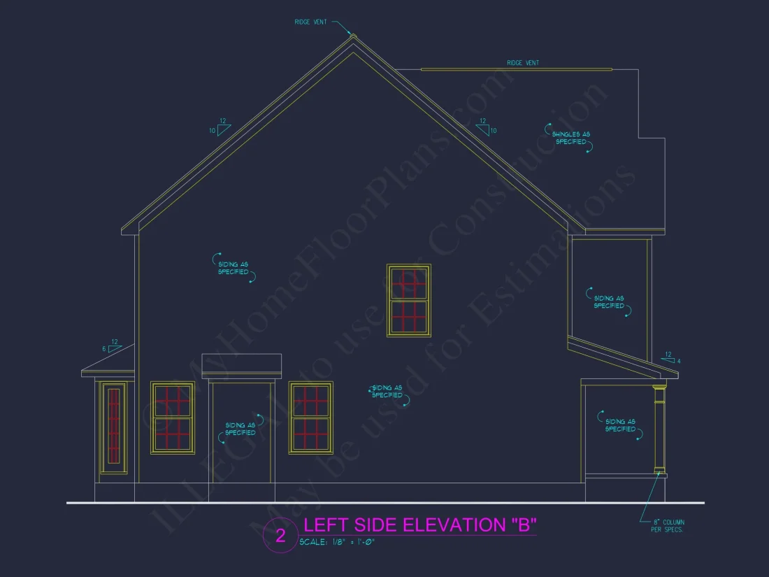Charming house and Floor Plan Blueprint with Modern Designs