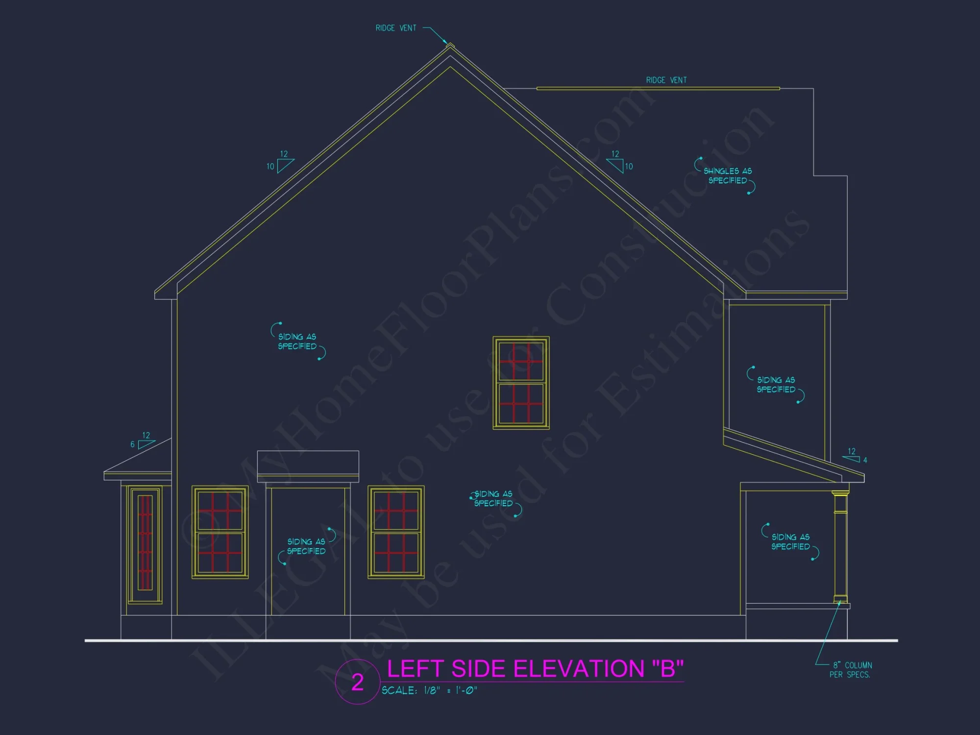Charming house and Floor Plan Blueprint with Modern Designs