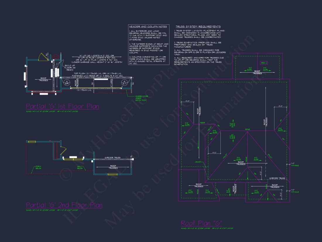 Charming 4-Bed house Plan with Detailed CAD Floor Designs