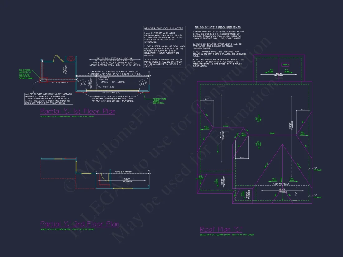 Charming 4-Bed house Plan with Detailed CAD Floor Designs