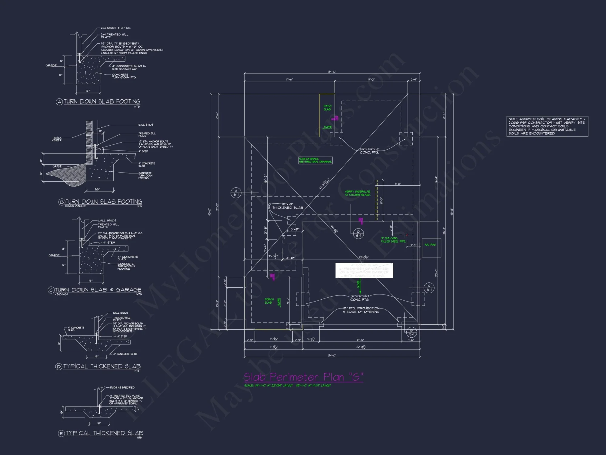 Charming 4-Bed house Plan with Detailed CAD Floor Designs